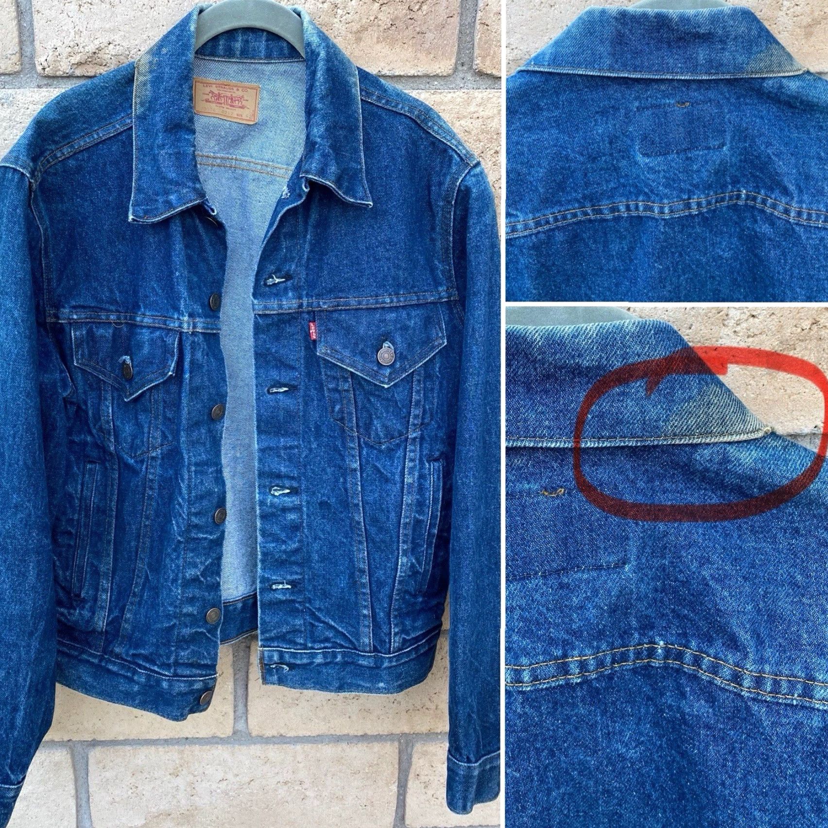Levi's VINTAGE Levi’s Denim Jacket Trucker Cowboy Western Worn Made In USA Size 42 Size US XS / EU 42 / 0 - 7 Thumbnail