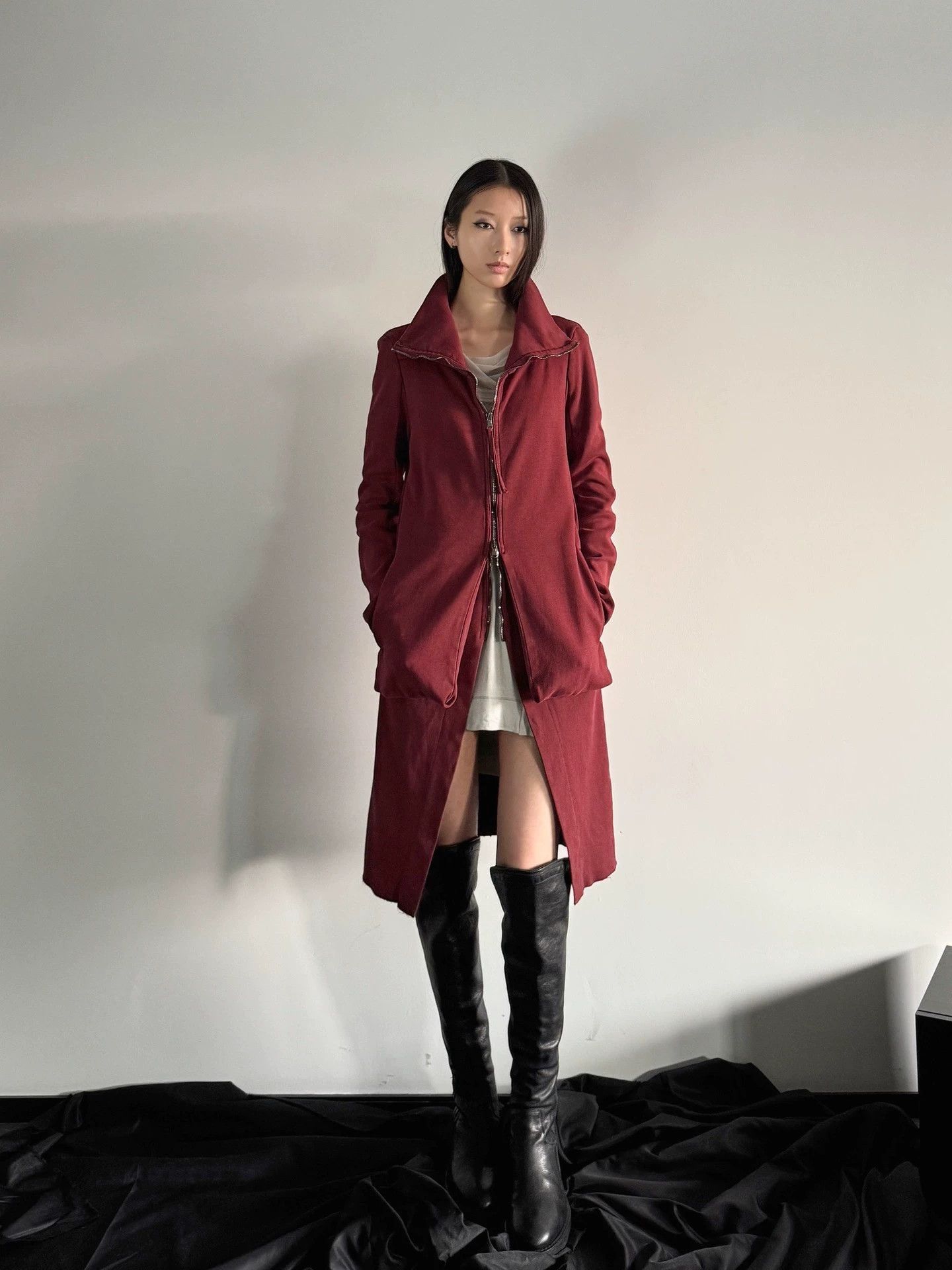 Vintage Italian Vintage Multi-Layer Double-Zip Long Coat XS Size XS / US 0-2 / IT 36-38 - 4 Thumbnail
