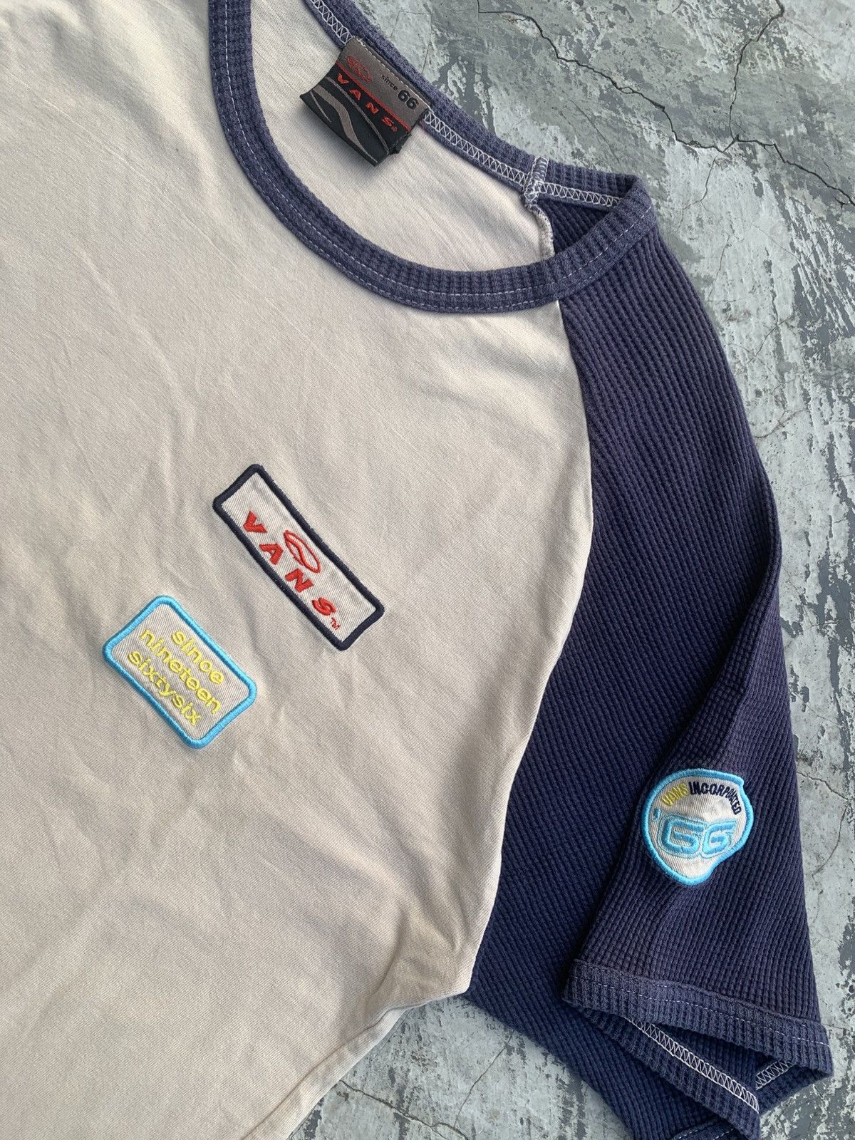 Vans Vintage Vans T-shirt Skateboarding 1966 Ribbed Raglan Size US L / EU 52-54 / 3 - 2 Thumbnail
