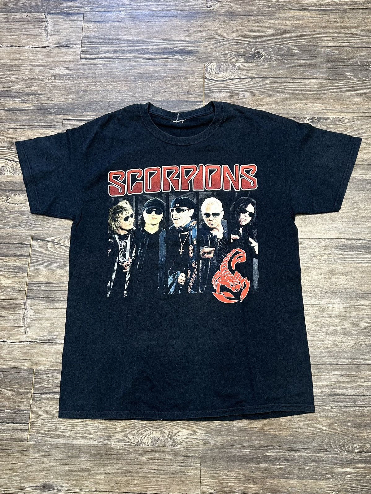 SCORPIONS VINTAGE バンドT VINTAGE RARE! SCORPIONS T Shirt XL Concert Tour TShirt Band Tee
