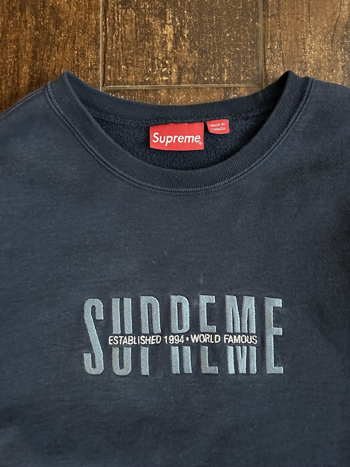 Supreme Supreme World Famous crewneck Size US L / EU 52-54 / 3 - 2 Thumbnail