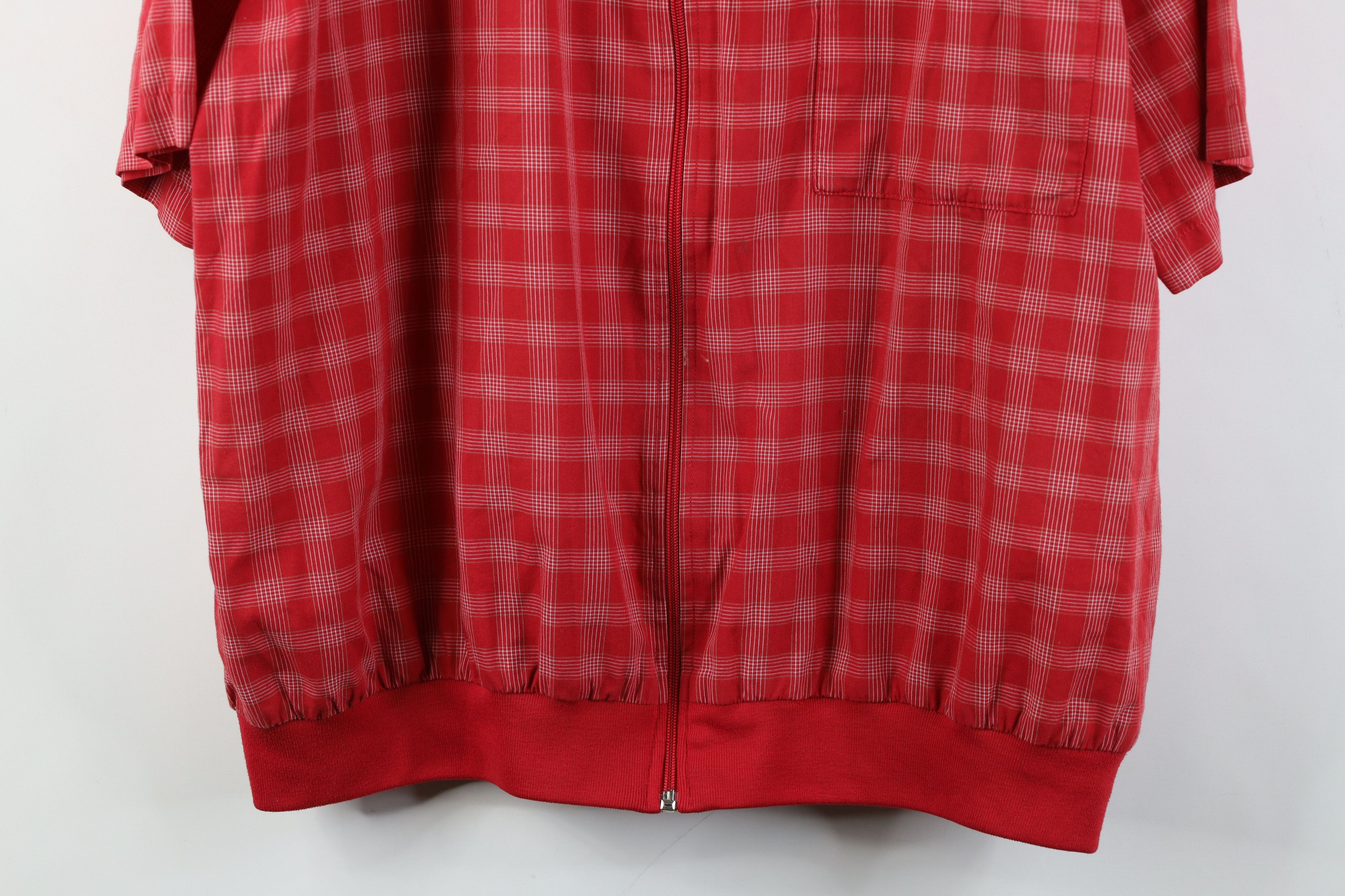 Vintage Vintage 90s Streetwear Short Sleeve Full Zip Shirt Jacket Size US XXL / EU 58 / 5 - 3 Thumbnail
