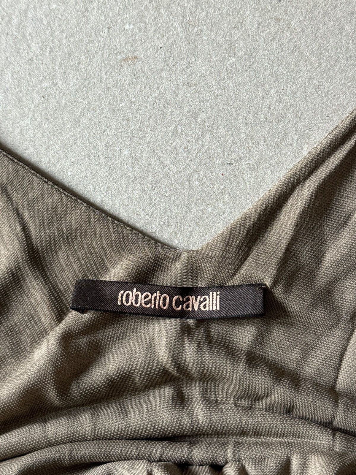 Roberto Cavalli Roberto Cavalli Runway Crystal Embellished Draped Dress Size M / US 6-8 / IT 42-44 - 2 Thumbnail