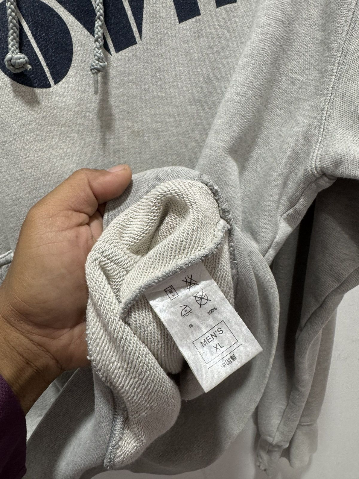 Nike × Vintage Y2k NIKE SPELLOUT HOODIE SWEATSHIRT Size US L / EU 52-54 / 3 - 13 Thumbnail