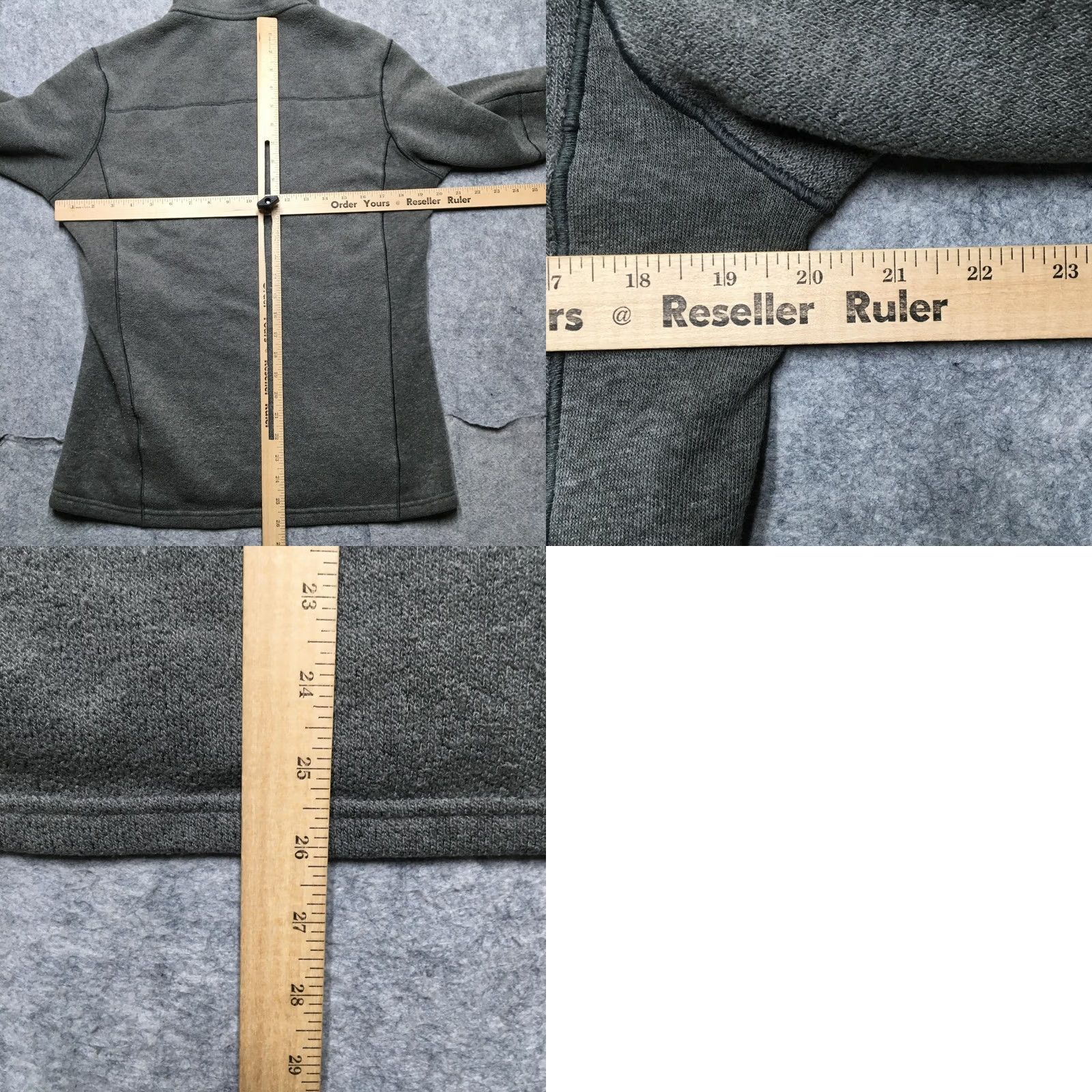 Logo 7 Kuhl Interceptr Jacket Mens S Gray Full Zip Fleece Stand Collar Logo Outer Shell Polyester Blend Pockets Zip Size US S / EU 44-46 / 1 - 9 Thumbnail