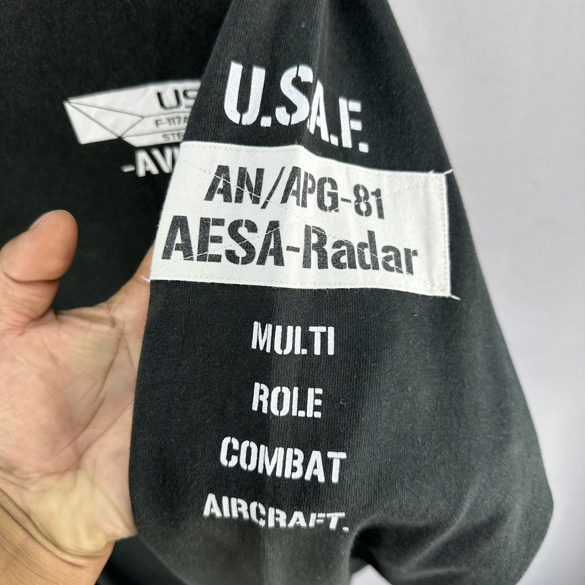 Avirex Vintage Avirex USAF F-117A Nighthawk Stealth Fighter Size US L / EU 52-54 / 3 - 14 Thumbnail