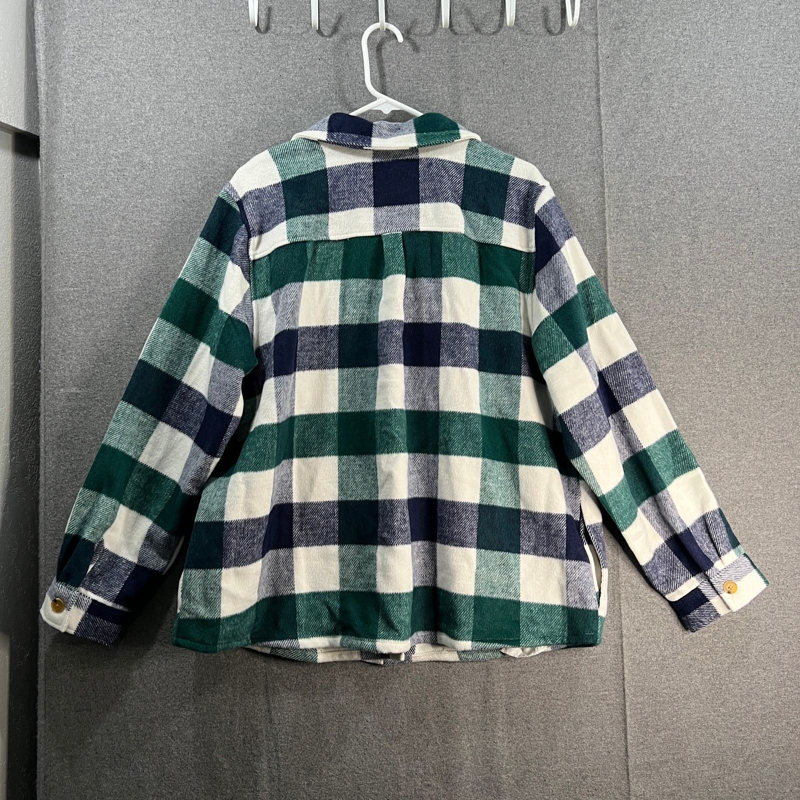 Other Denim & Co. Canyon Retreat Cozy Plaid Collared Button Size XL / US 12-14 / IT 48-50 - 2 Thumbnail