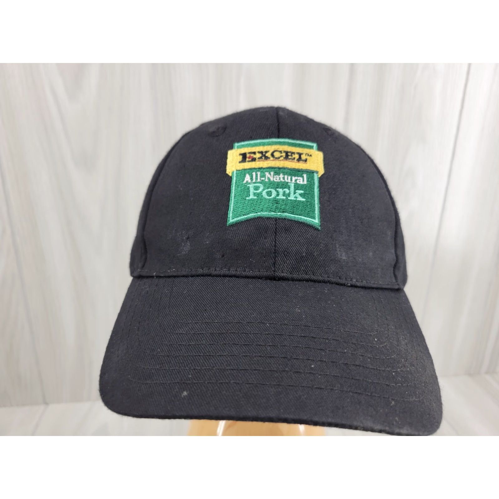 Vintage headtotoe Hat Distressed Black Trucker Hat Men One Size Black Solid Nature Garden Vintage No Size ONE SIZE - 3 Thumbnail