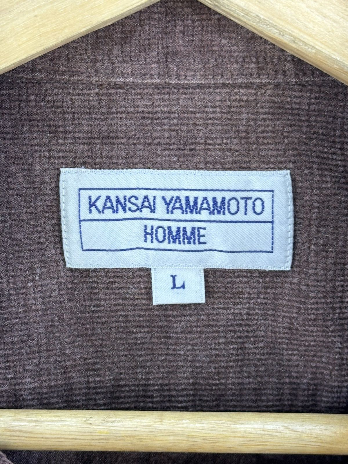 Kansai Yamamoto Kansai Yamamoto Homme Flannel Shirt Button Up Size US L / EU 52-54 / 3 - 12 Thumbnail