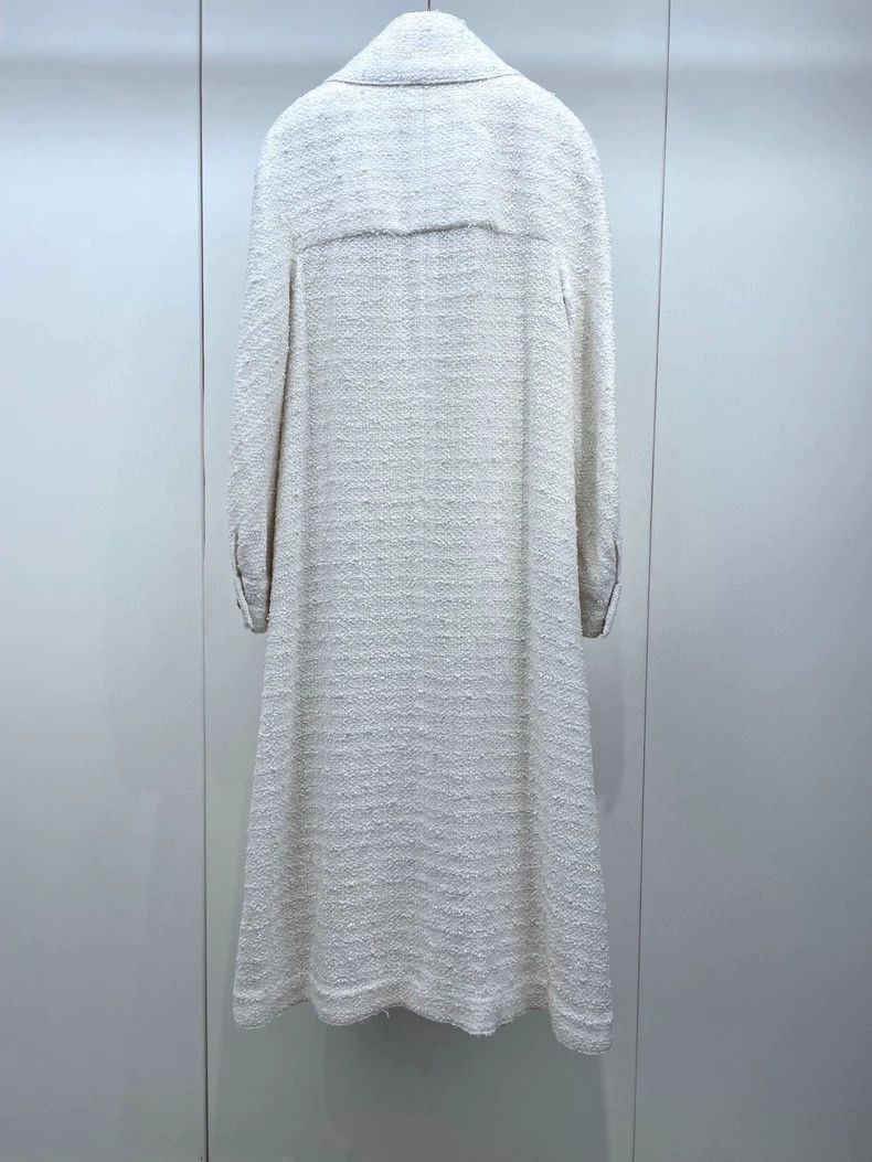 Chanel Chanel Long Pearl Embellished Coat -2505 Size US M / EU 48-50 / 2 - 2 Thumbnail