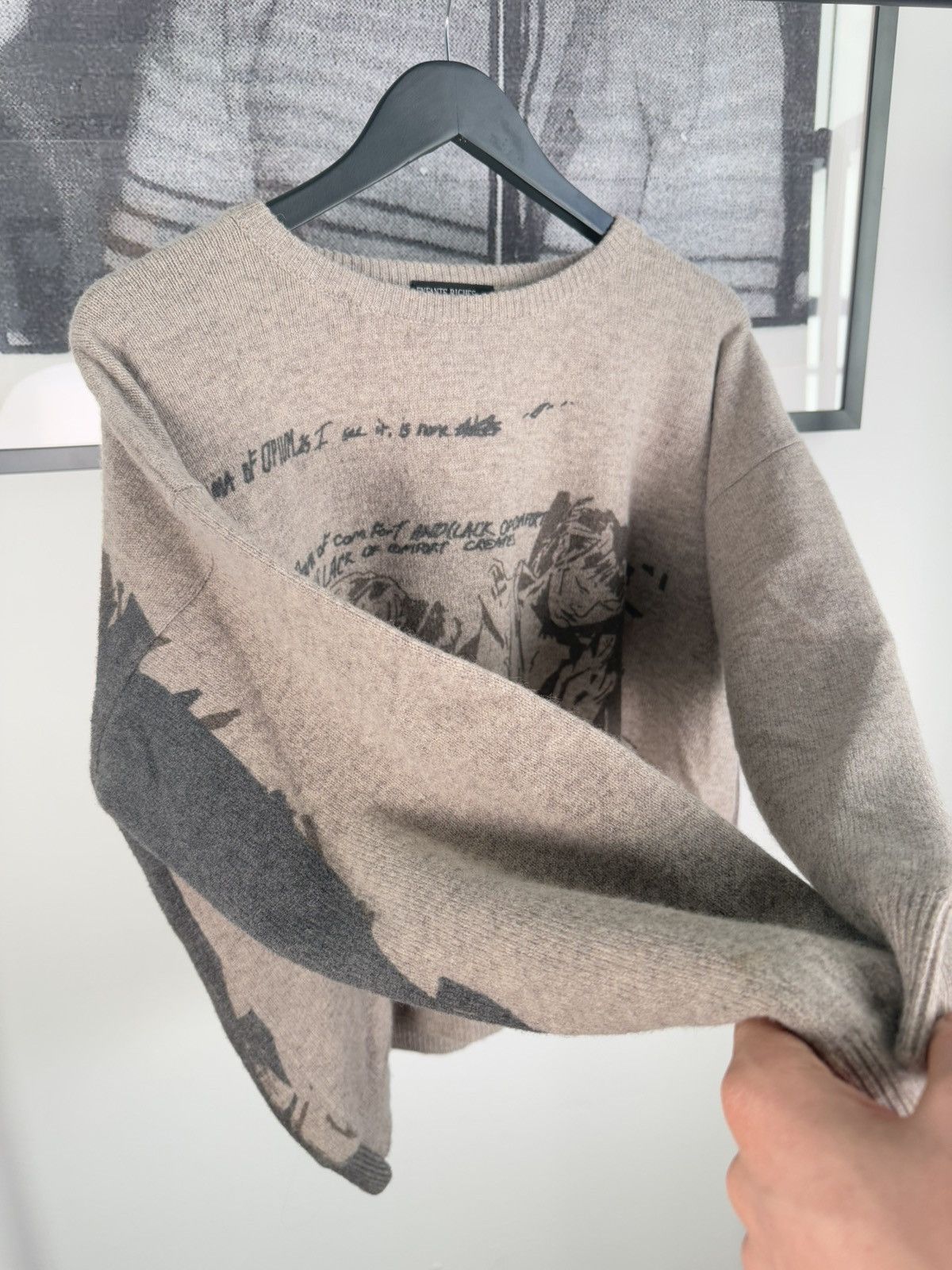 Enfants Riches Deprimes 🚭RARE🚭 FALL/WINTER 2021 “DRAMA OF OPIUM” MERINO WOOL SWEATER Size US L / EU 52-54 / 3 - 4 Thumbnail