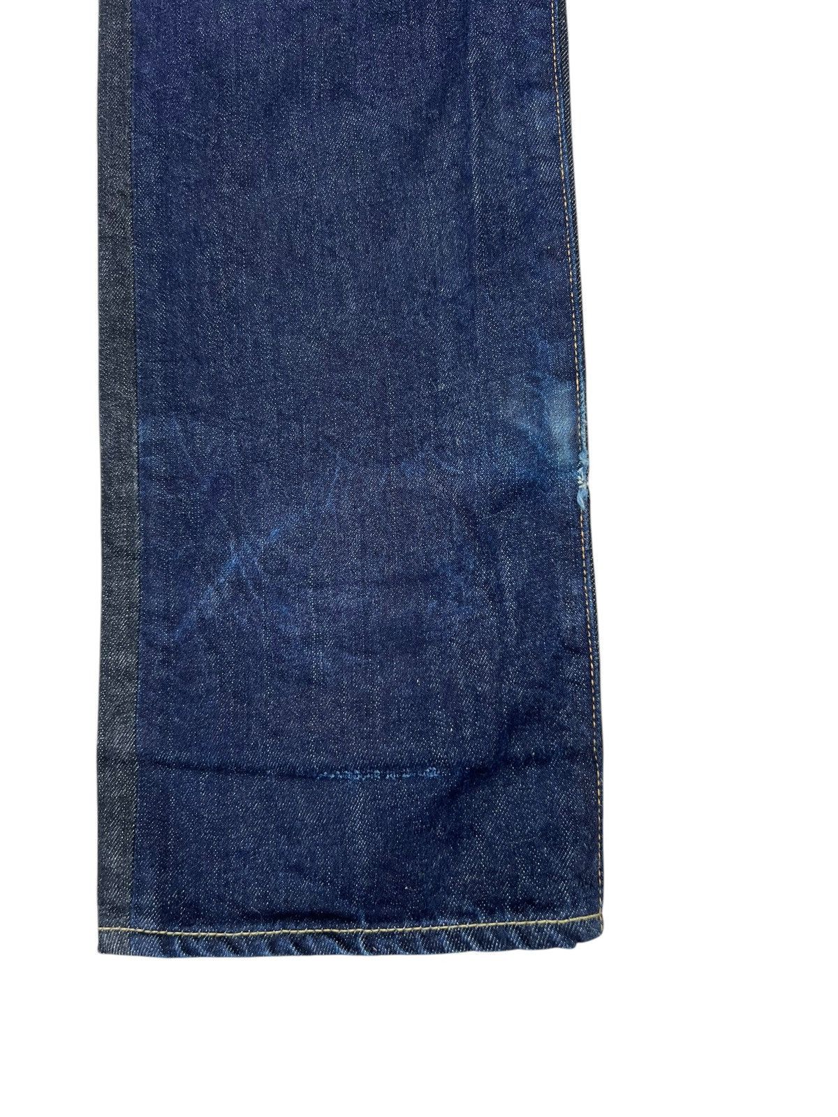 Futura Vintage FUTURA Japan 2 Tones Denim Distressed Jeans Size US 34 / EU 50 - 8 Thumbnail