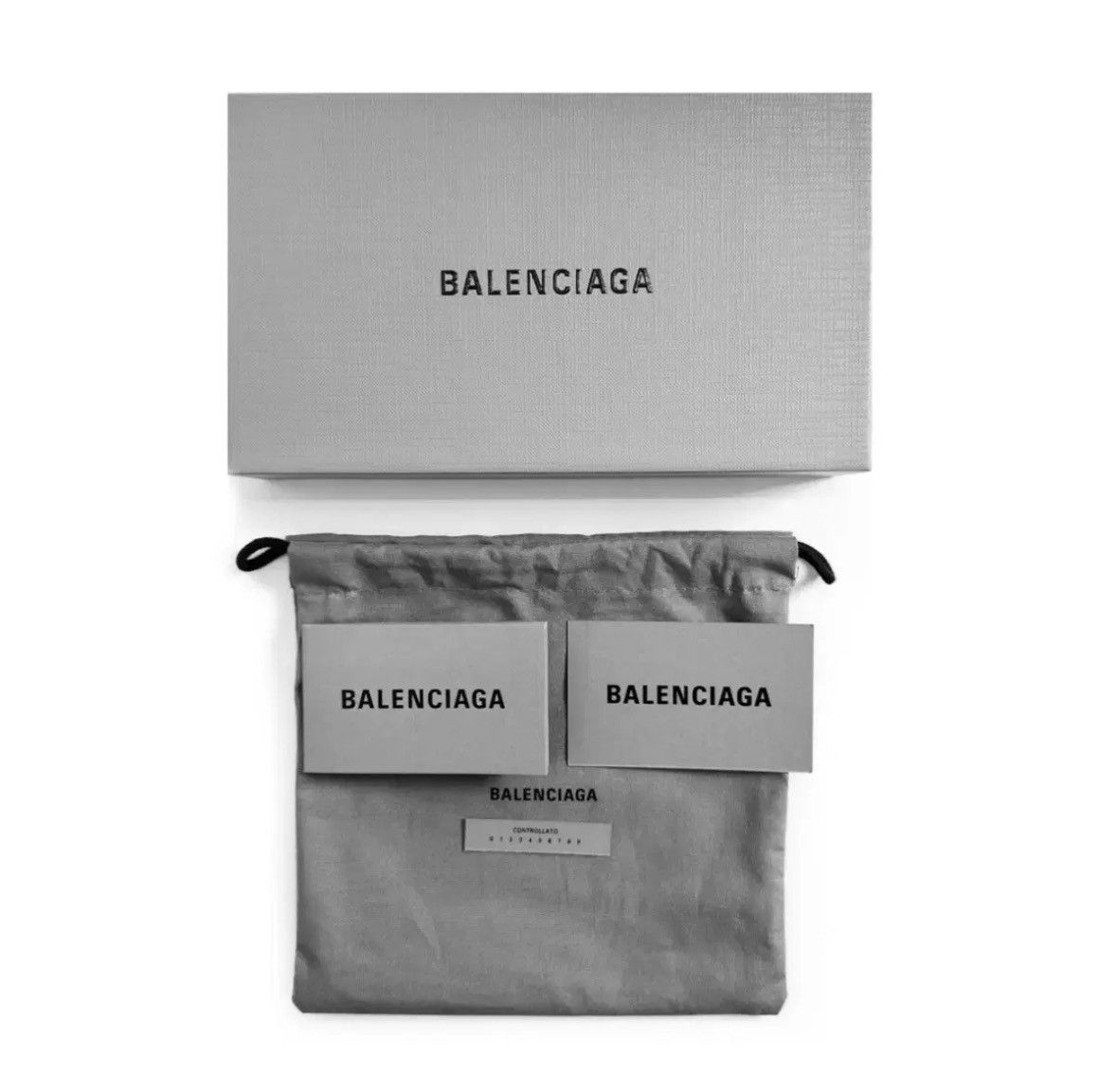 Balenciaga 25FW Balenciaga Passport Black Leather Holder Wallet Size ONE SIZE - 7 Thumbnail