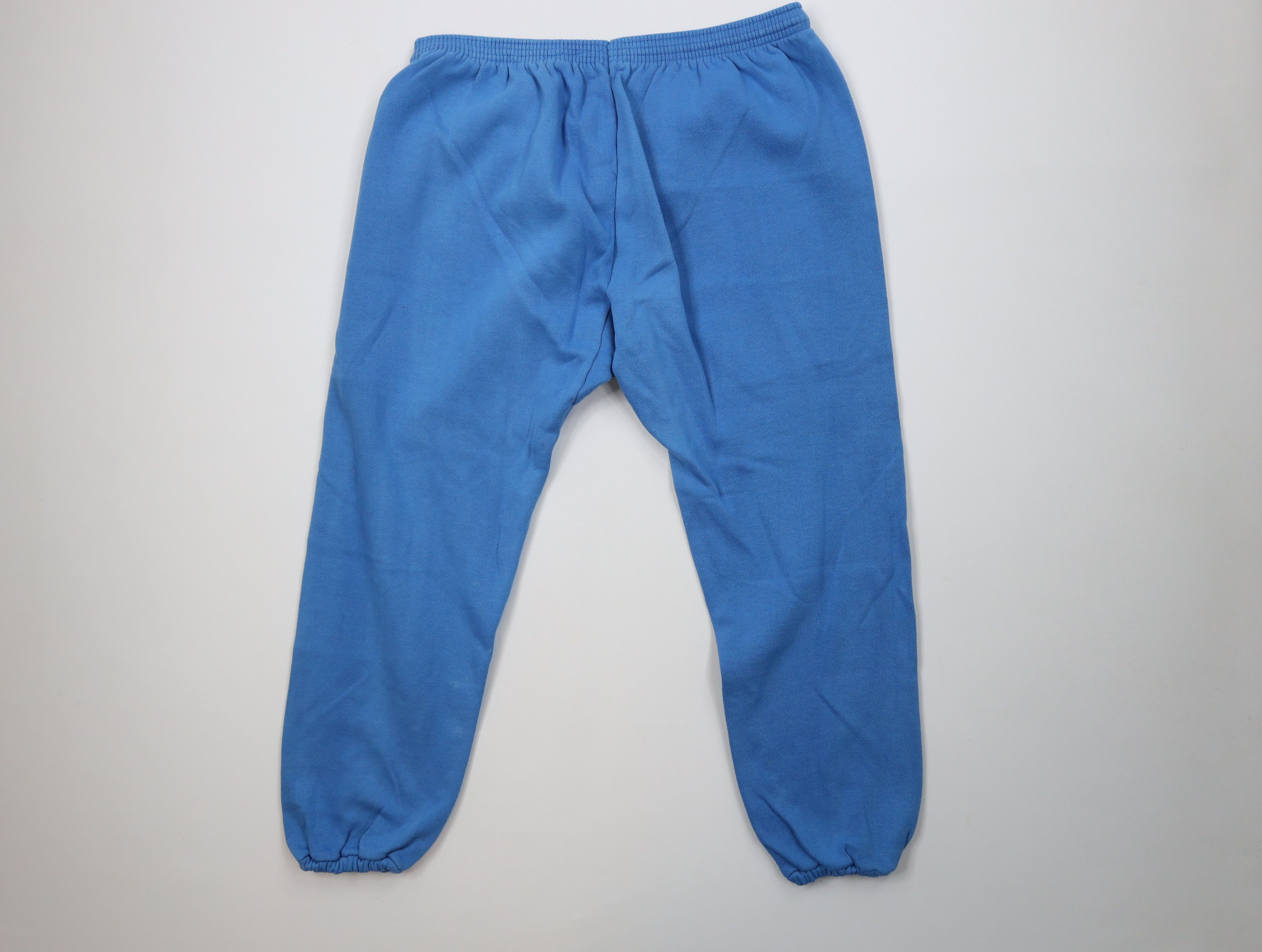 Vintage Vinage 70s Streetwear Gusset Sweatpants Joggers Blue USA Size 36" / US 14 / IT 50 - 9 Thumbnail