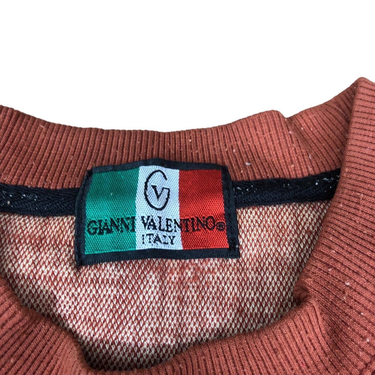 Other Vintage GIANNI VALENTINO ITALY Embossed Sweatshirt Sweater Size M / US 6-8 / IT 42-44 - 5 Thumbnail