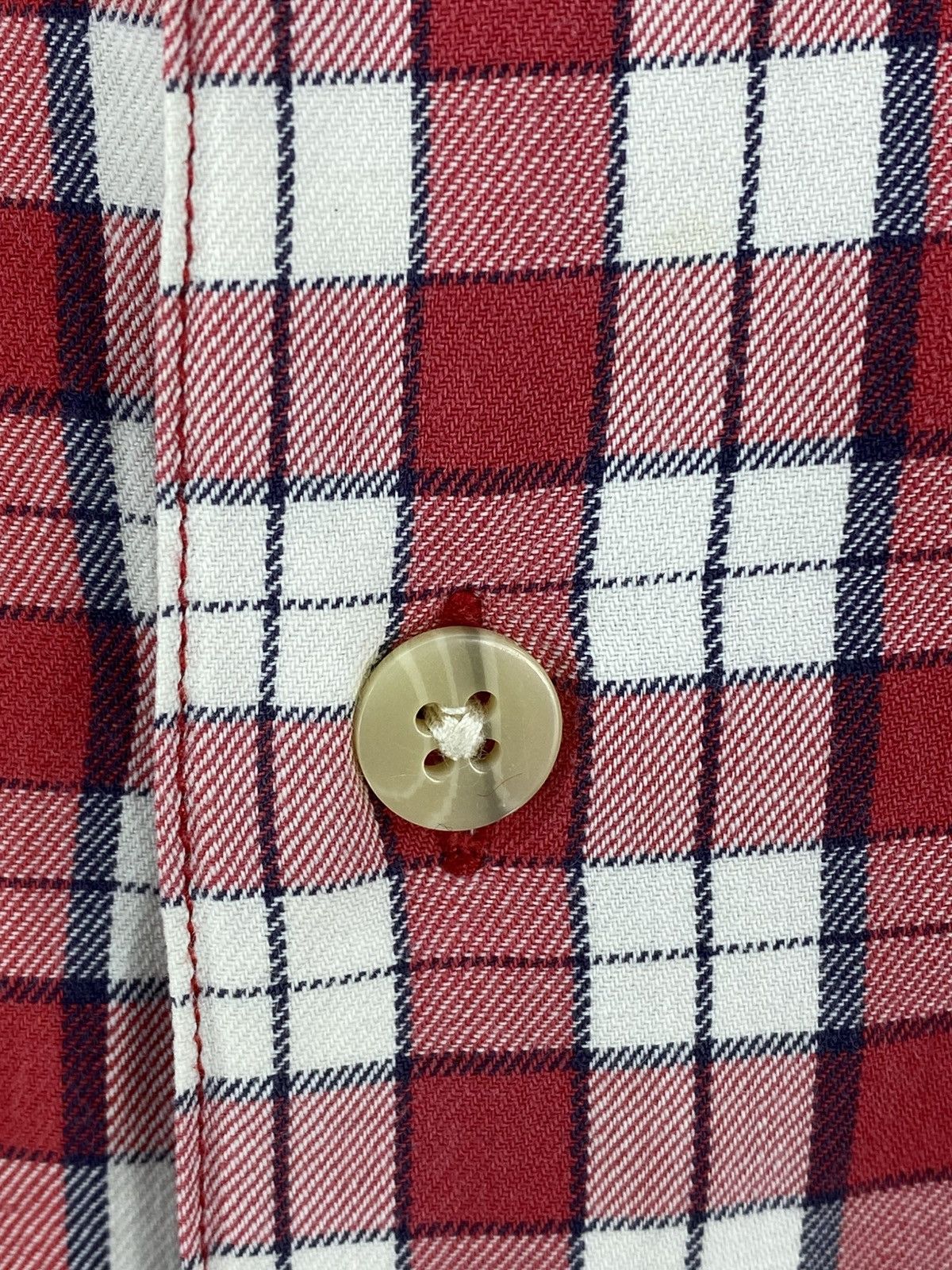 Eddie Bauer Eddie Bauer Gingham Pattern Check Flannel Shirts Button Up Size US XL / EU 56 / 4 - 8 Thumbnail