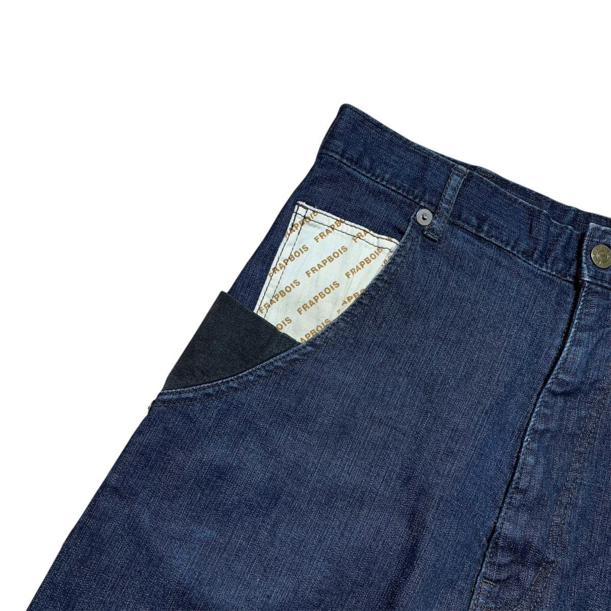 Issey Miyake 2000s Frapbois Sasaki Mieko Issey Miyake Drop Crocth Jeans Size US 30 / EU 46 - 2 Thumbnail