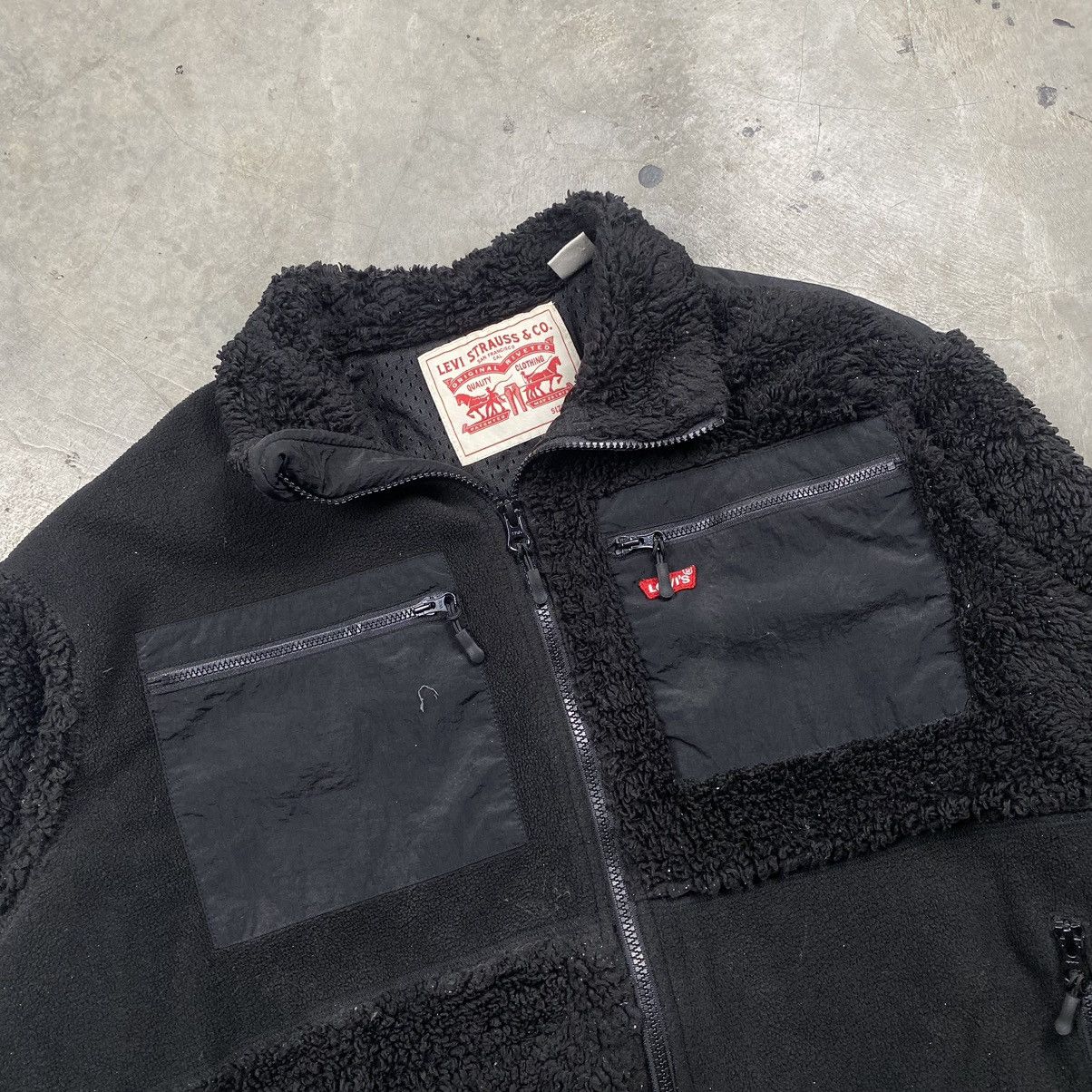 Levi's × Levi's Made & Crafted × Levi's Vintage Clothing Levis Sherpa Tactical Zipped Up Boxy Jacket Size US XL / EU 56 / 4 - 2 Thumbnail