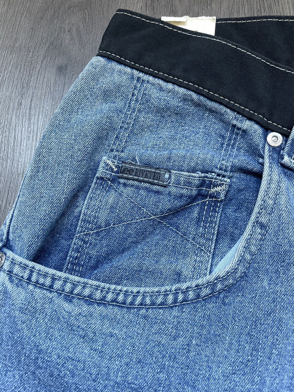 Lee Vintage 90’s Lee “Riveted Wide Leg” Baggy Jeans (Sz.32x32) Size US 32 / EU 48 - 8 Thumbnail