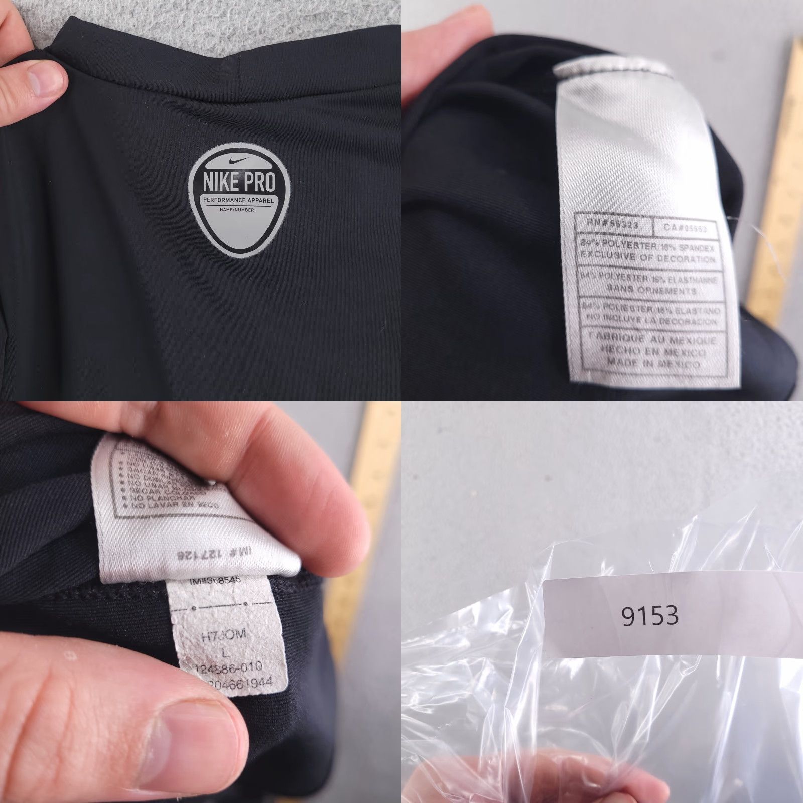 Nike Nike Shirt Mens Large Compression Long Sleeve Gym Workout Run Size US L / EU 52-54 / 3 - 9 Thumbnail