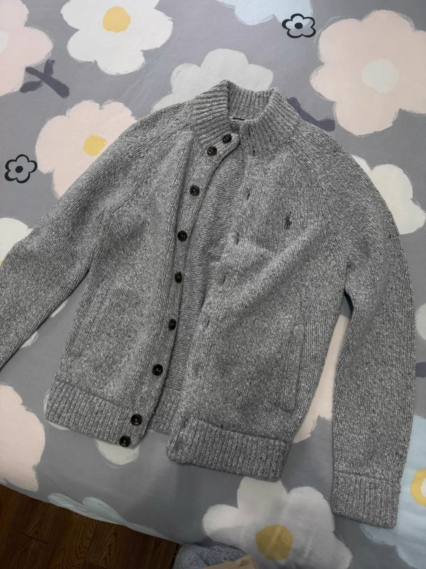 Polo Ralph Lauren Polo RL wool half - turtleneck cardigan men's S 9/10 Size US S / EU 44-46 / 1 - 1 Thumbnail
