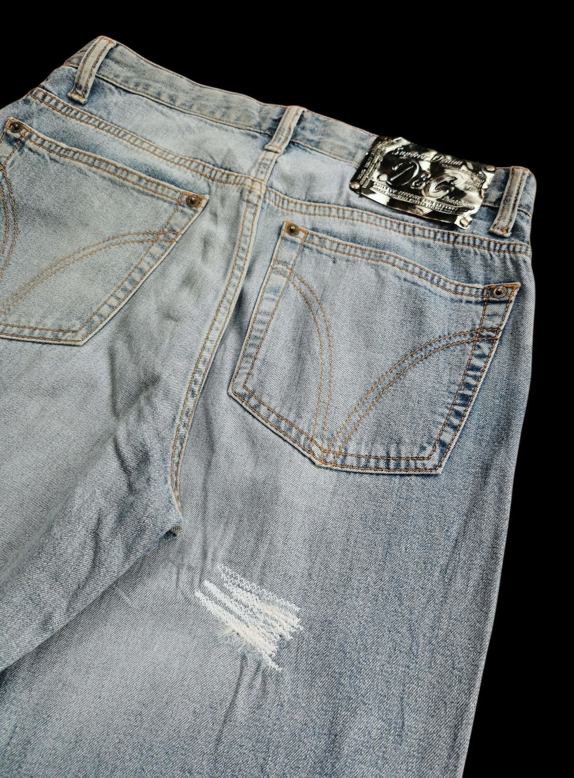 Dolce & Gabbana Vintage Dolce Gabbana Distressed Jeans Size US 30 / EU 46 - 5 Thumbnail