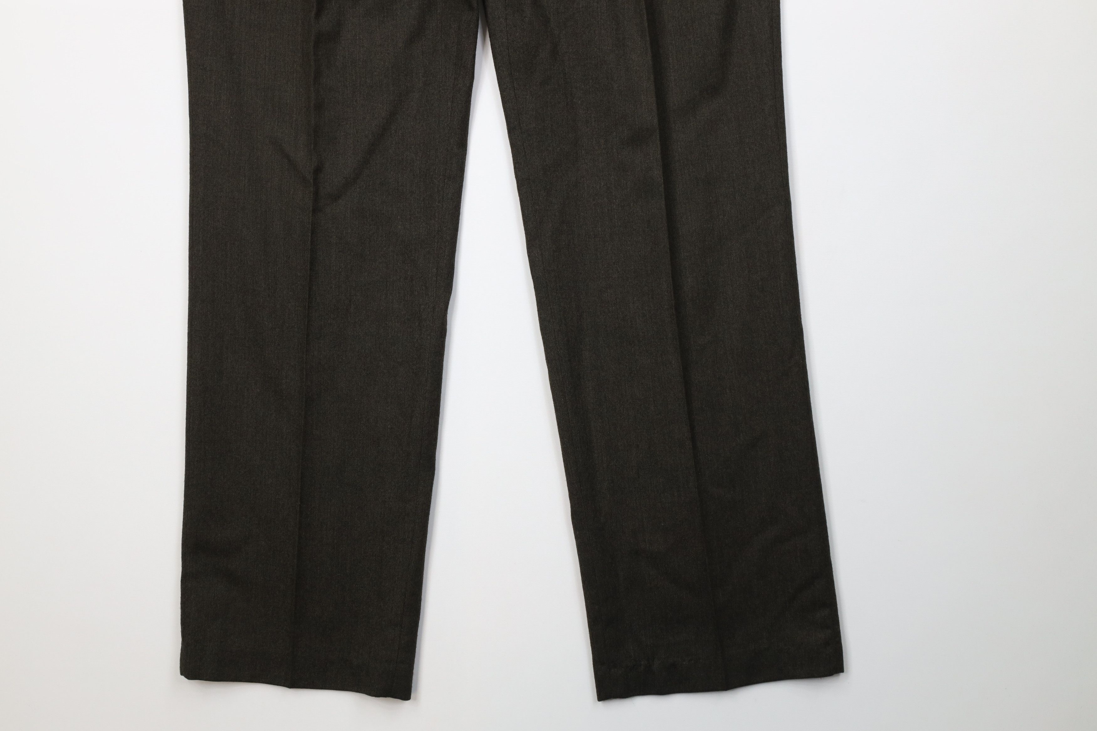 Vintage Vintage 90s Streetwear Knit Wide Leg Chino Pants Green USA Size US 36 / EU 52 - 4 Thumbnail