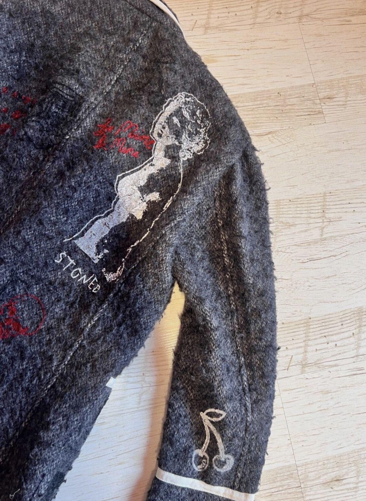 R13 R13 Wool Oversized Blazer – Size XS (Oversized / Unisex) Size 38S - 15 Thumbnail