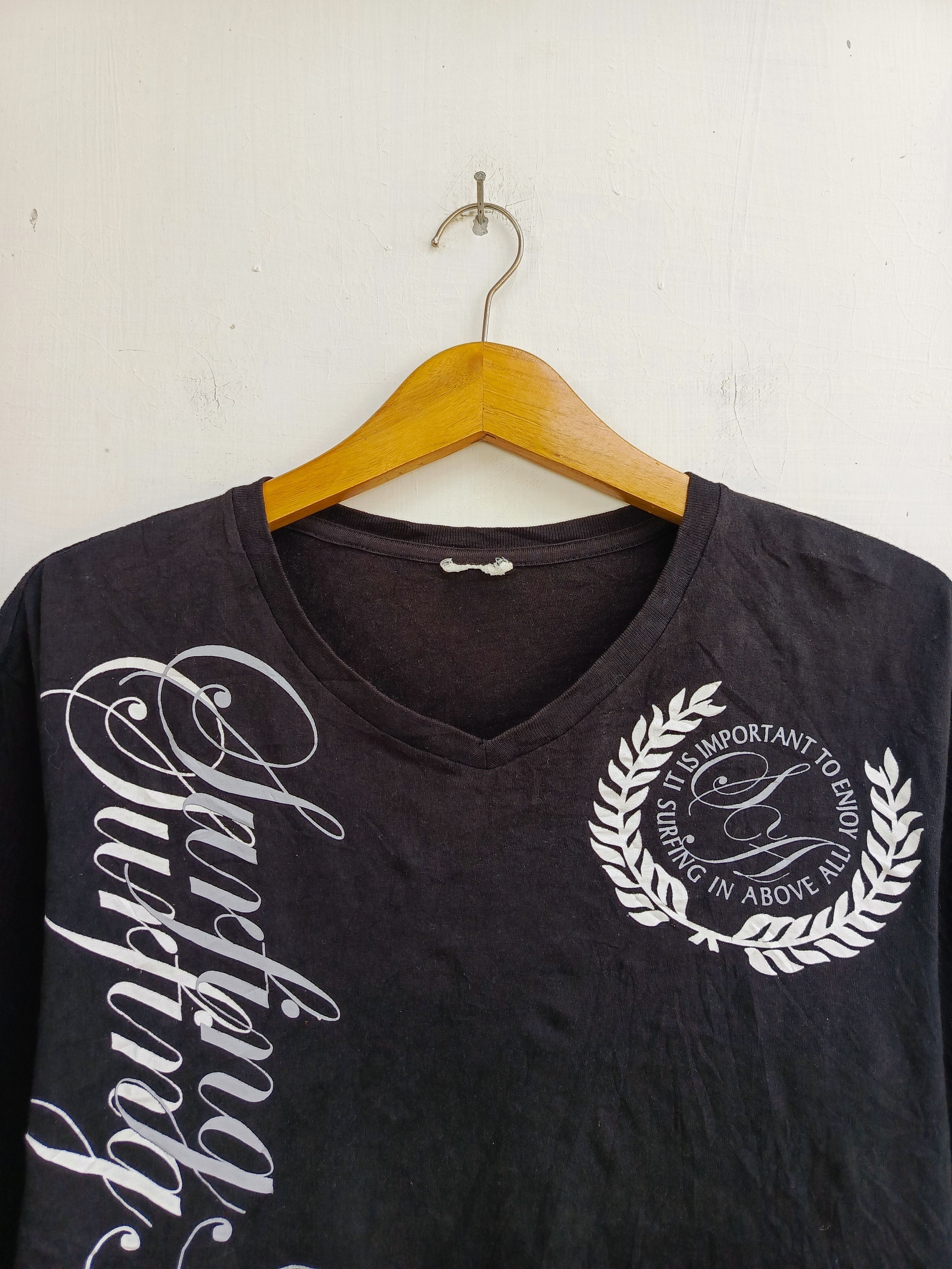 Japanese Brand Surfing Addict Script Long Sleeve Tee Size US L / EU 52-54 / 3 - 2 Thumbnail