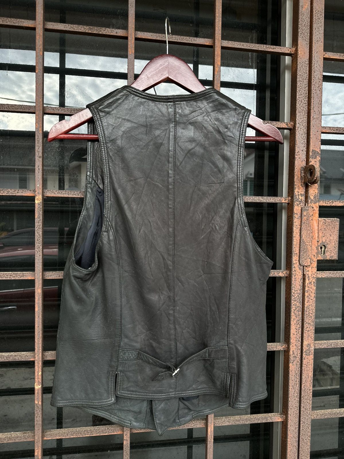 Neil Barrett Neil Barrett Leather Vests Size US M / EU 48-50 / 2 - 4 Thumbnail
