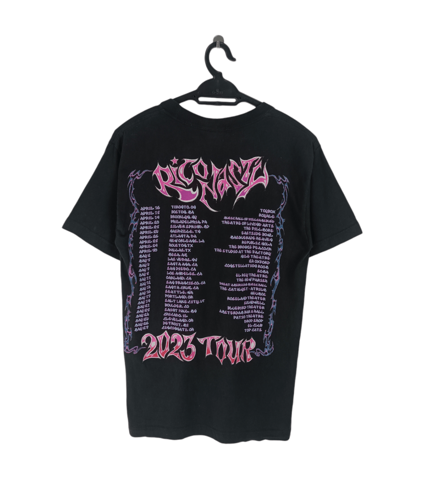 Rap Tees RICO NASTY 2023 TOUR TEE RARE DESIGN SEXY ADULTS ANIME Size US S / EU 44-46 / 1 - 2 Thumbnail