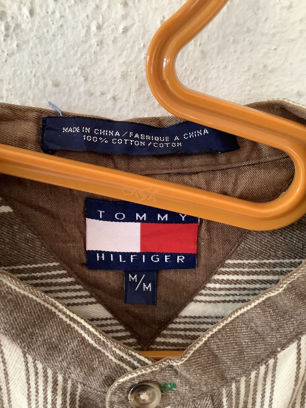Tommy Hilfiger × Vintage Vintage Tommy Hilfiger Button Up Shirt Size US L / EU 52-54 / 3 - 12 Thumbnail