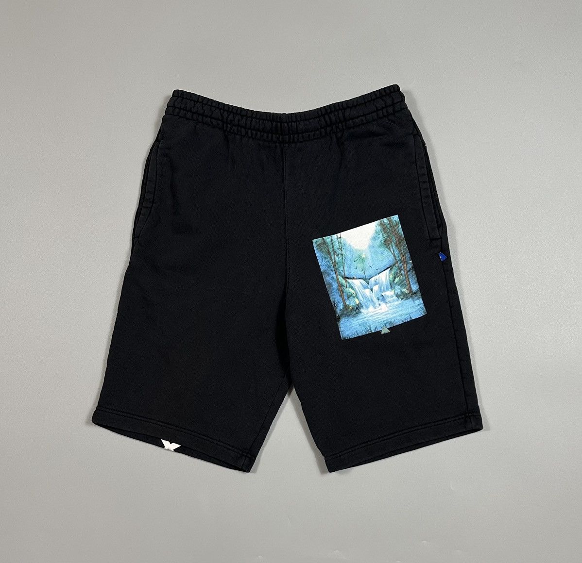 Off-White Off-White Waterfall Sweat Shorts Size US 30 / EU 46 - 1 Thumbnail