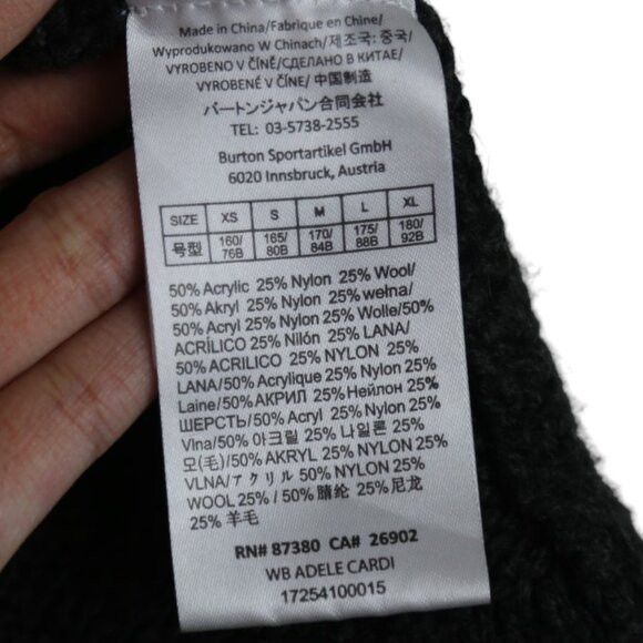 Burton Burton Women's Adele Acrylic Wool Thick Knitted Cardigan Size S / US 4 / IT 40 - 6 Thumbnail