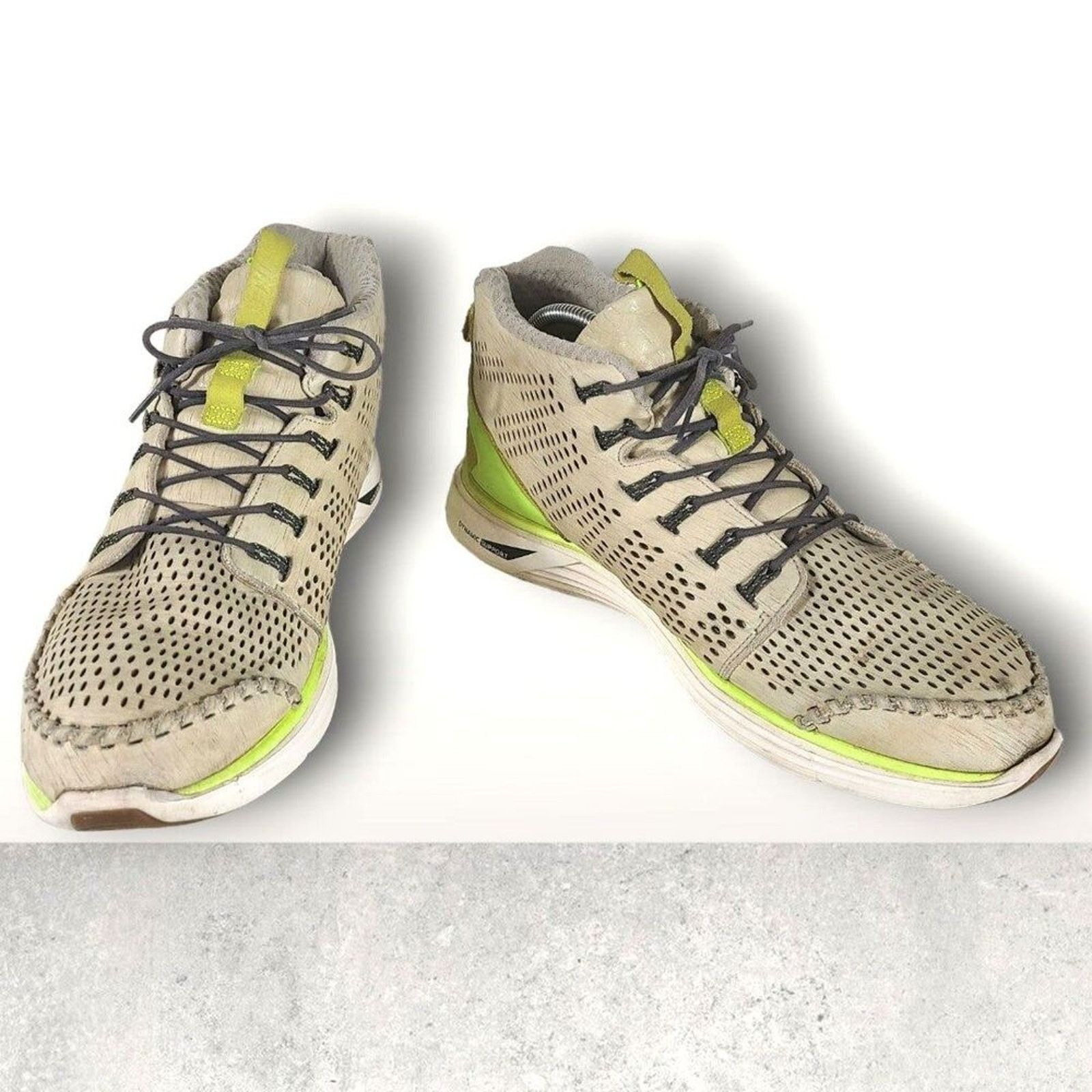Nike Nike Lunar Chenchukka QS Classic Stone-Volt Size Men's US 14 Size US 14 / EU 47 - 4 Thumbnail