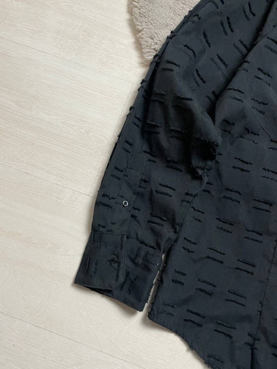 Japanese Brand × Vintage Avantgarde Vintage Rap Shirt Oversized Full Black Y2k Size US L / EU 52-54 / 3 - 7 Thumbnail