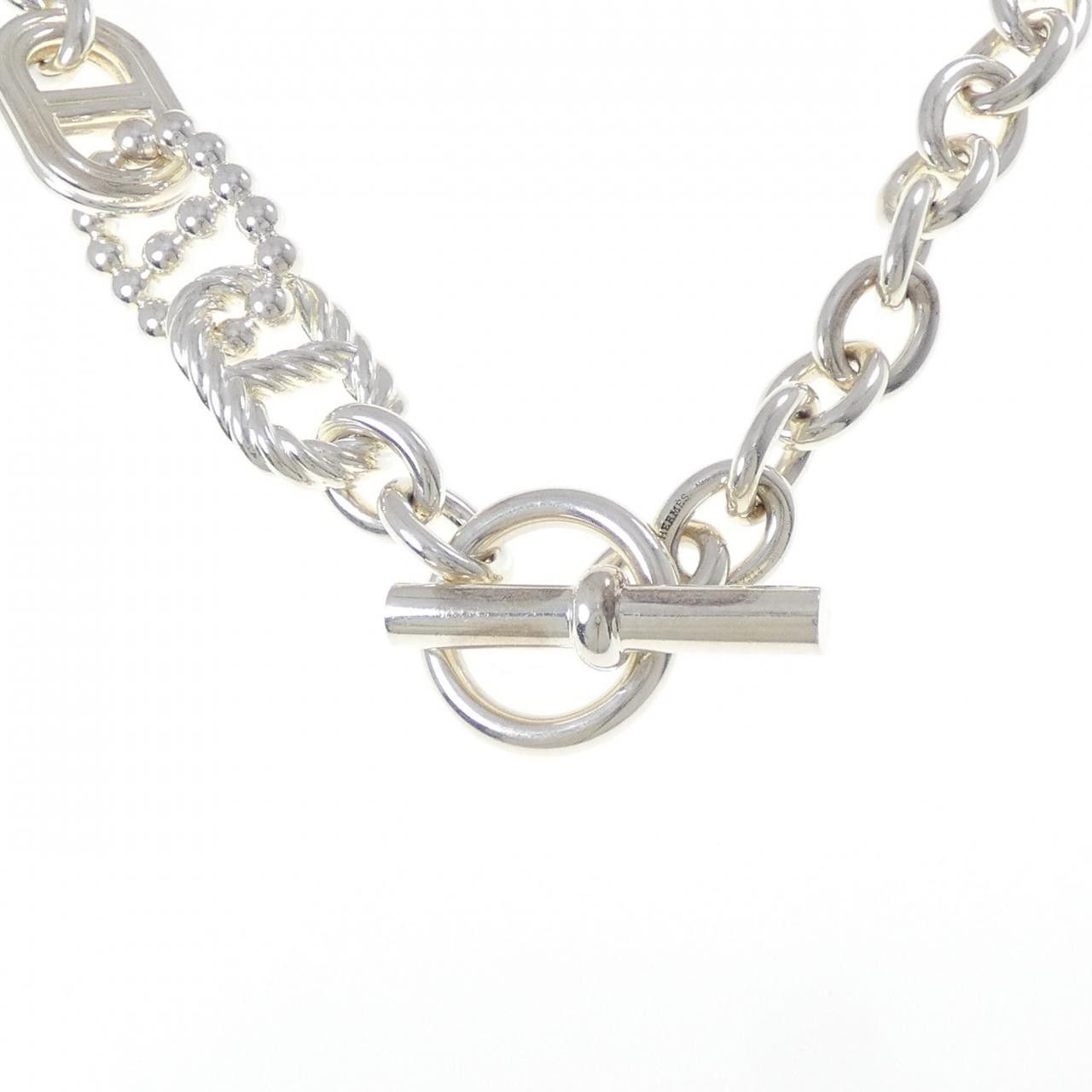 Hermes Hermes Hermes 925 Silver Necklace Precious Metal Necklace DUTY FREE for USA Size ONE SIZE - 1 Thumbnail