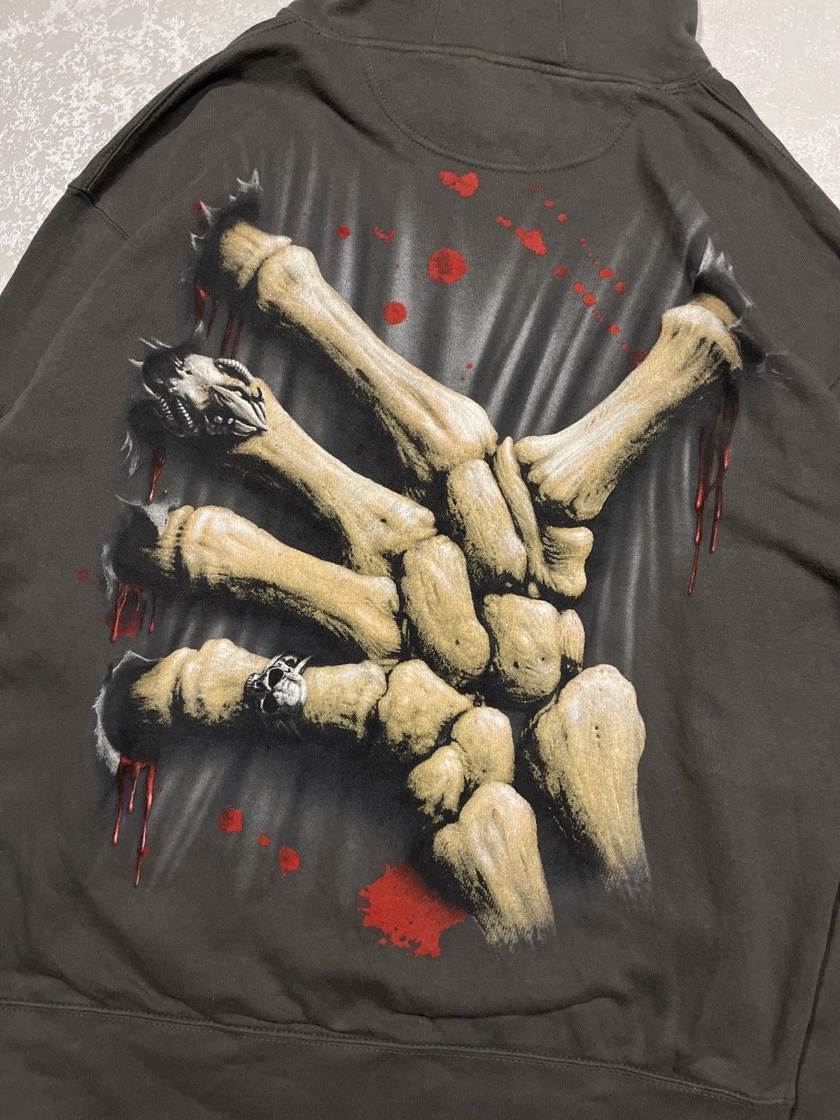 Vintage Vintage Spiral Direct Skull Print LGB Style Hoodie Size US XL / EU 56 / 4 - 5 Thumbnail