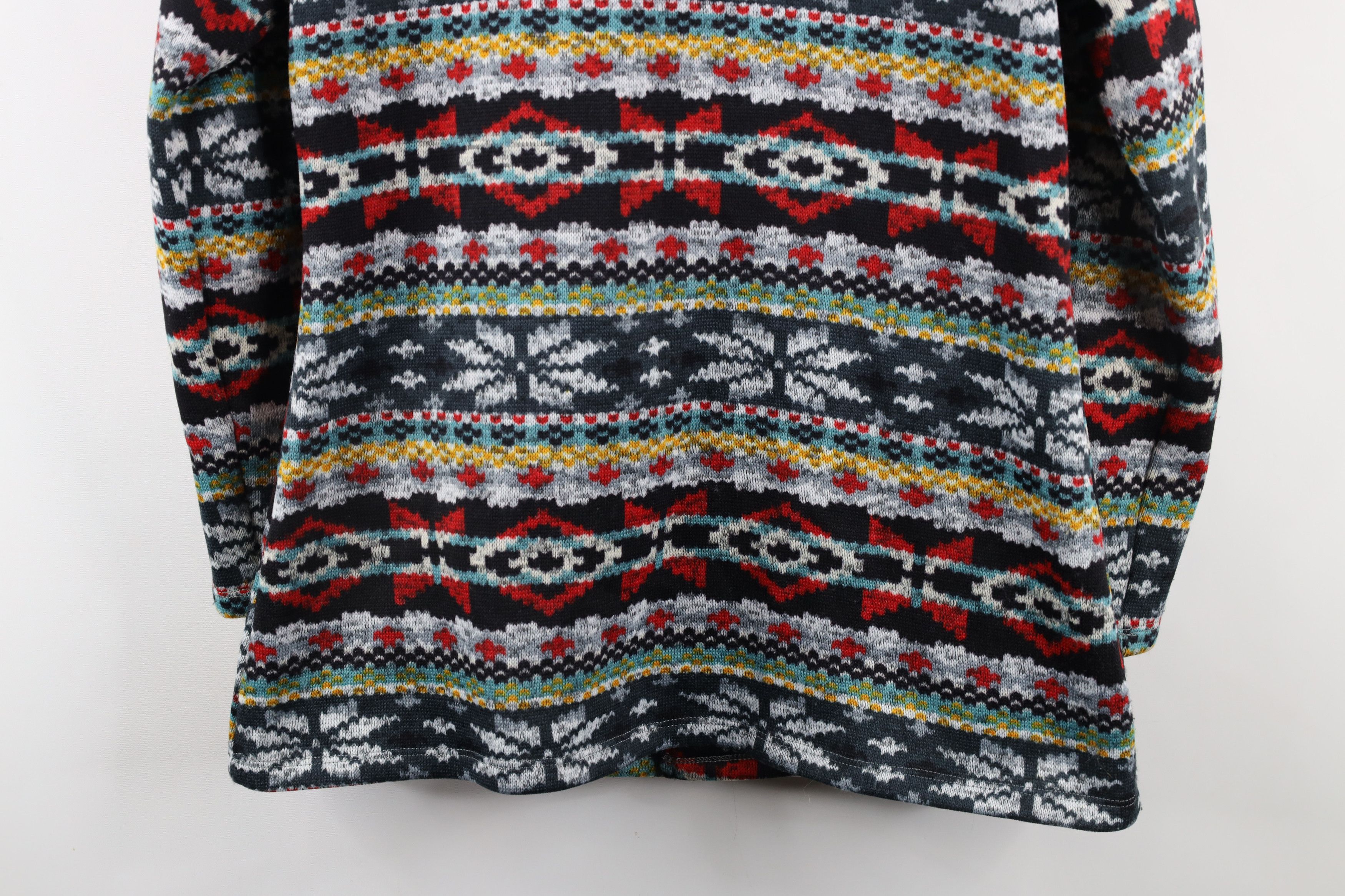 Vintage Vintage 90s Streetwear Knit Toggle Button Cardigan Sweater Size L / US 10 / IT 46 - 11 Thumbnail