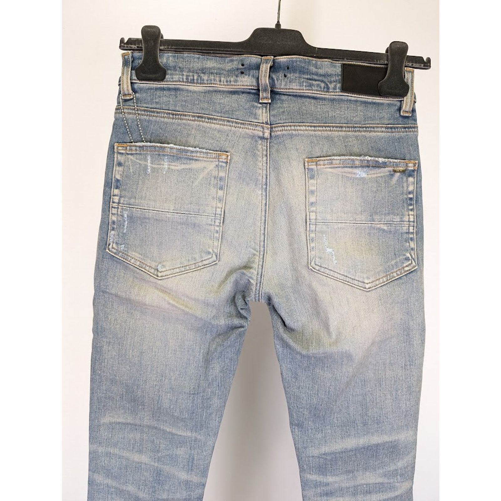 Amiri o1rshd1 MX1 Neon Plaid in Clay Indigo Size US 31 - 16 Thumbnail