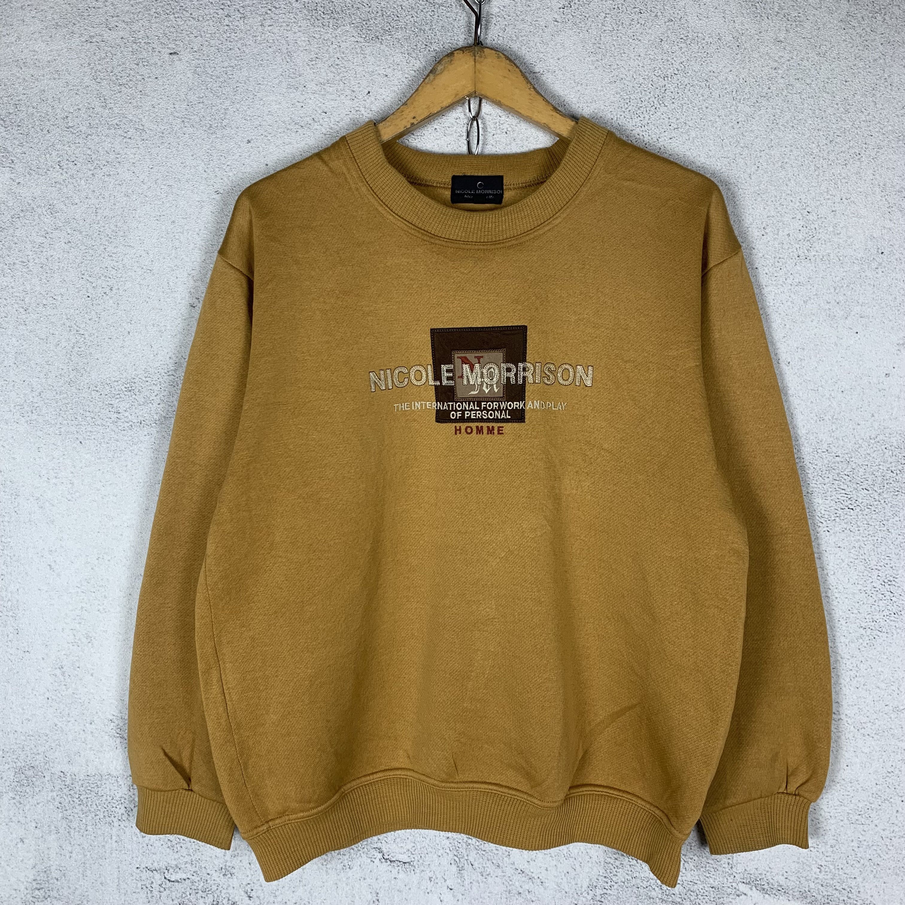 Vintage Vintage Nicole Morrison Sweatshirt Crewneck Size US M / EU 48-50 / 2 - 1 Thumbnail