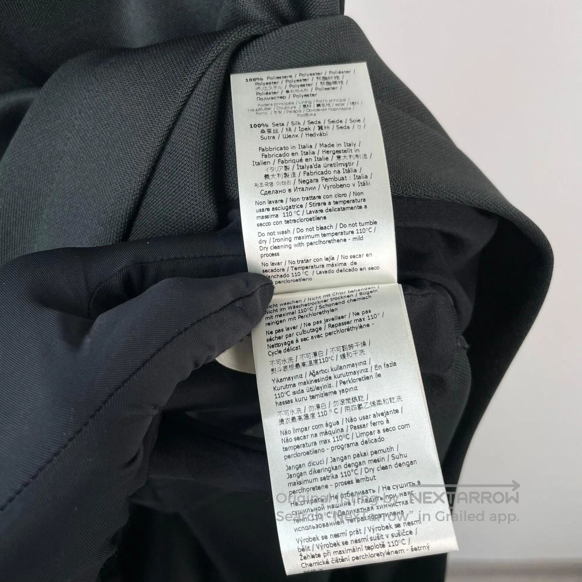 Fendi Fendi Black Silk Sleeveless Hem Split Dress. Size XS / US 0-2 / IT 36-38 - 6 Thumbnail