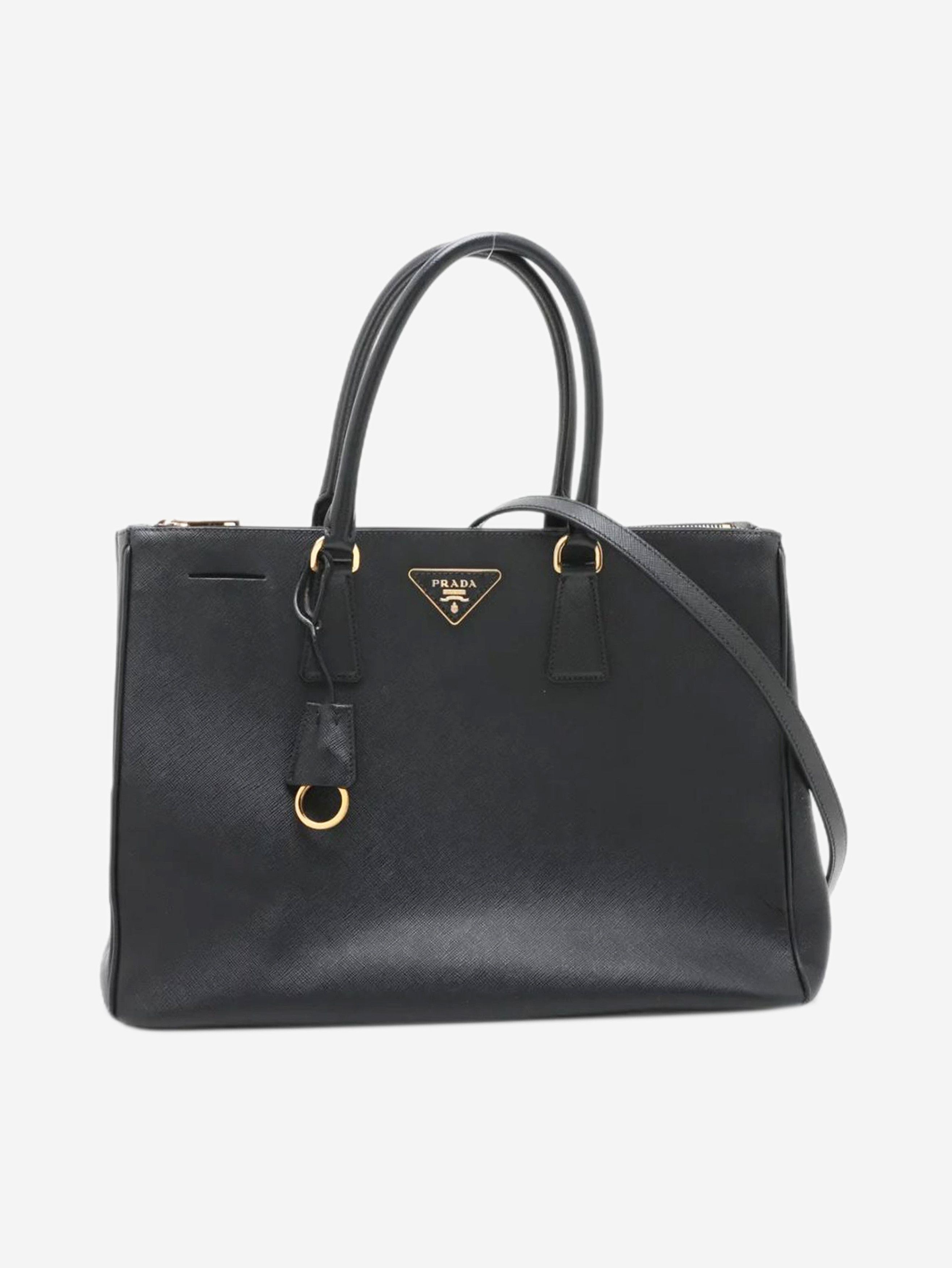 Prada Black Saffiano Lux Galleria 2way bag Size ONE SIZE - 1 Thumbnail