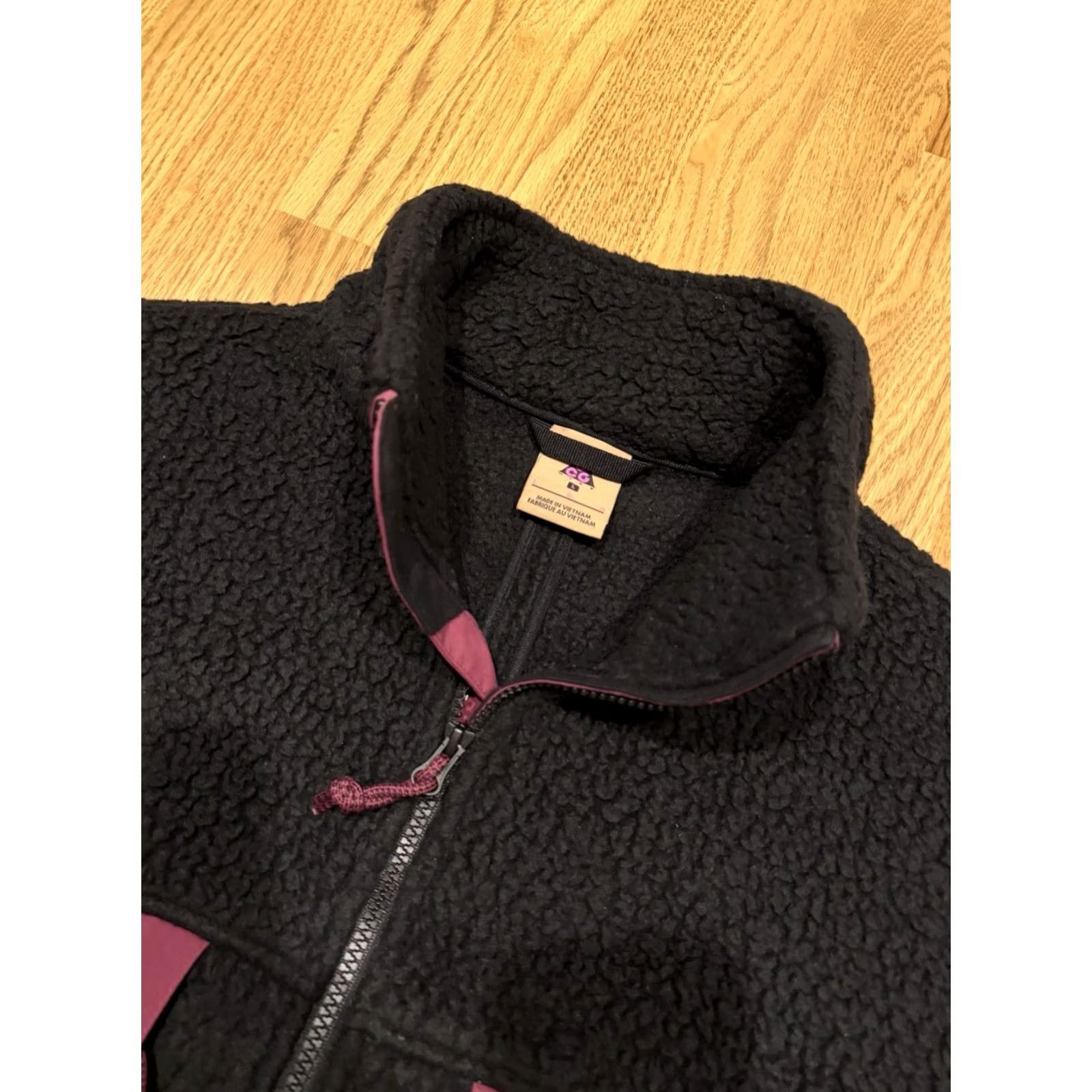 Nike Nike ACG Sherpa Fleece Full Zip Jacket Men’s Large Black Indoor Outdoor Sports Activewear Casual Jacket Size US L / EU 52-54 / 3 - 7 Thumbnail