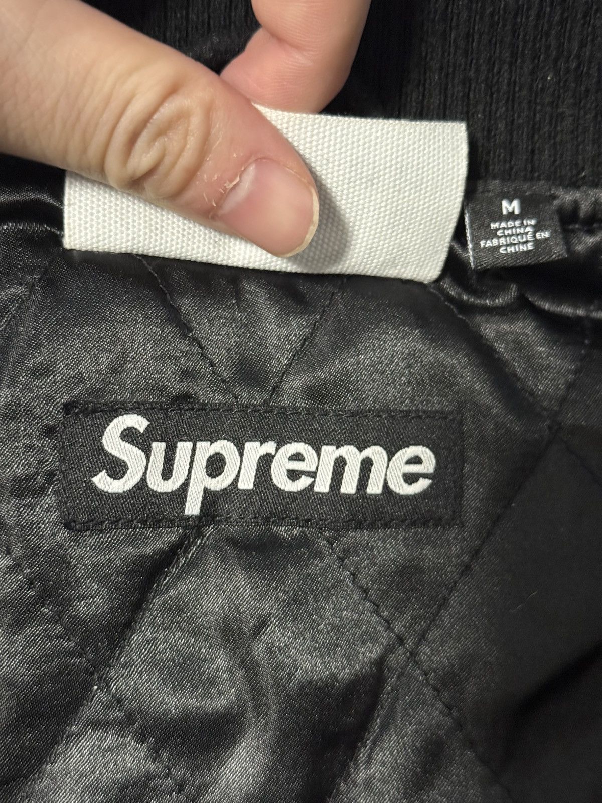 Maison Margiela × Supreme Supreme mm6 maison margiela spilt varsity jacket Size US M / EU 48-50 / 2 - 7 Thumbnail