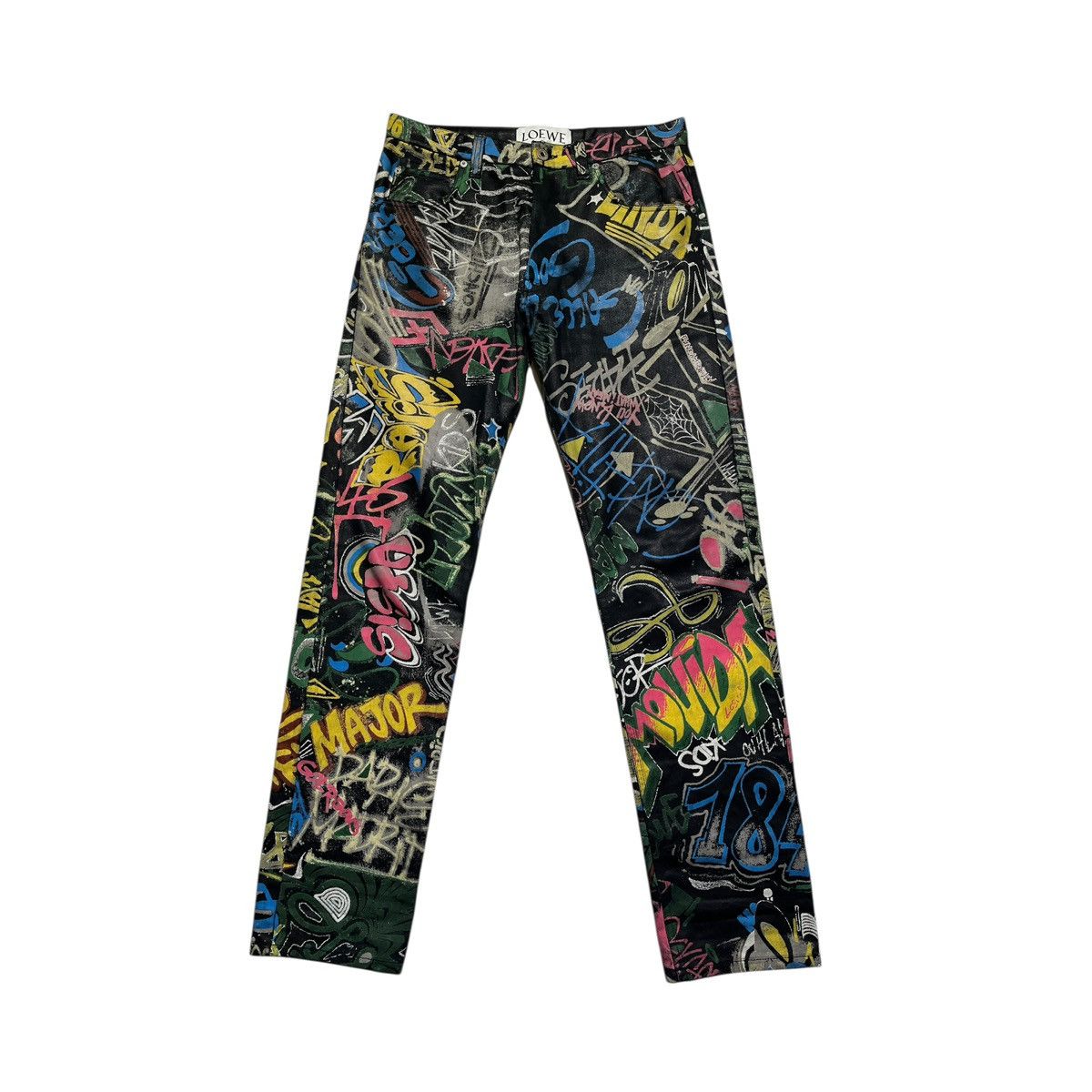 Loewe graffiti runway denim Size US 32 / EU 48 - 1 Thumbnail