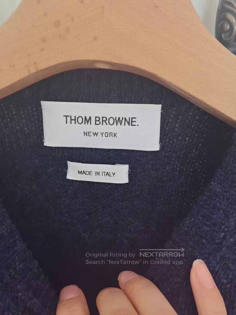 Thom Browne Thom Browne Blue Sweater Size US M / EU 48-50 / 2 - 3 Thumbnail