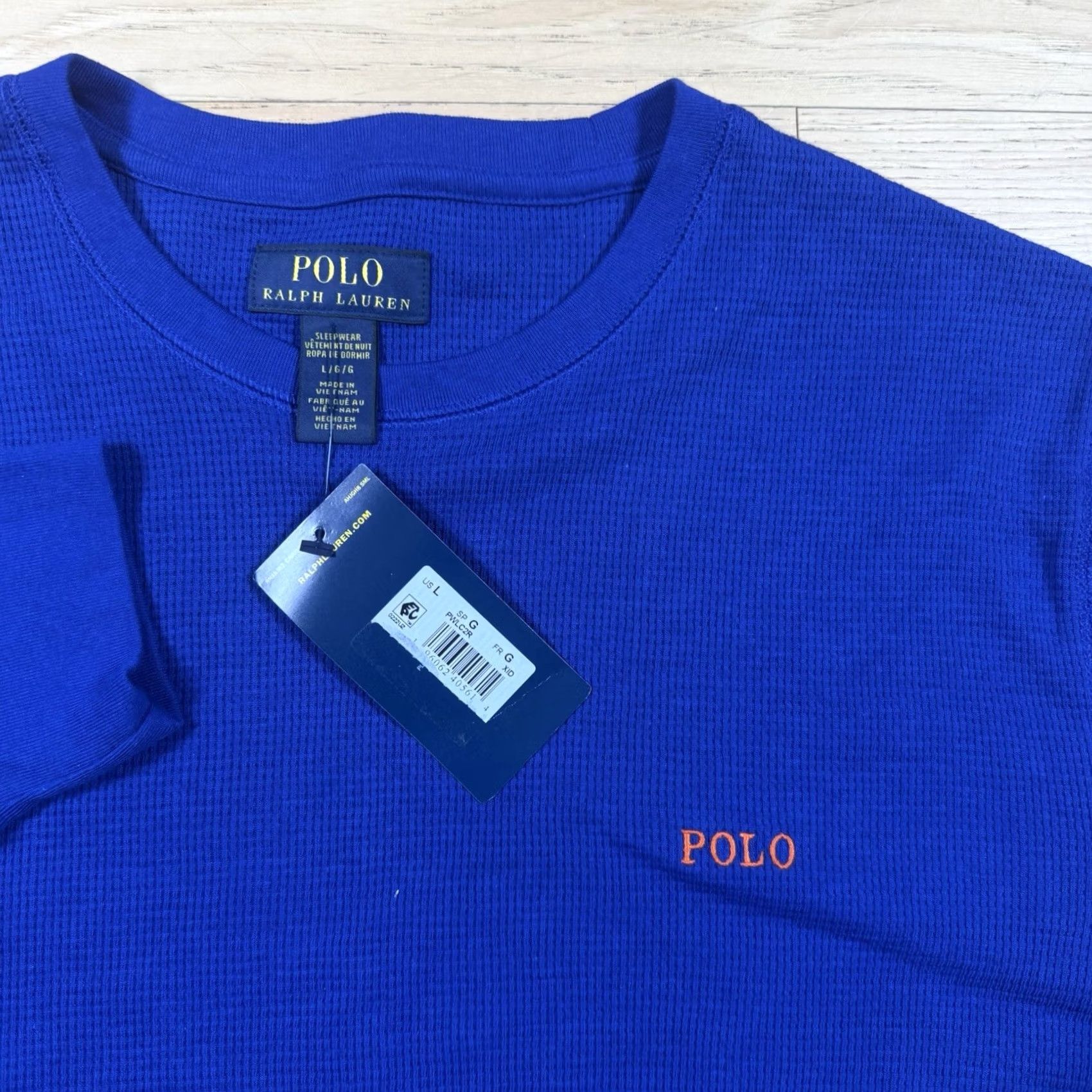Ralph Lauren Ralph Lauren Polo Thermal Sleepwear T-Shirt Mens Large Blue New With Tags Size US L / EU 52-54 / 3 - 3 Thumbnail