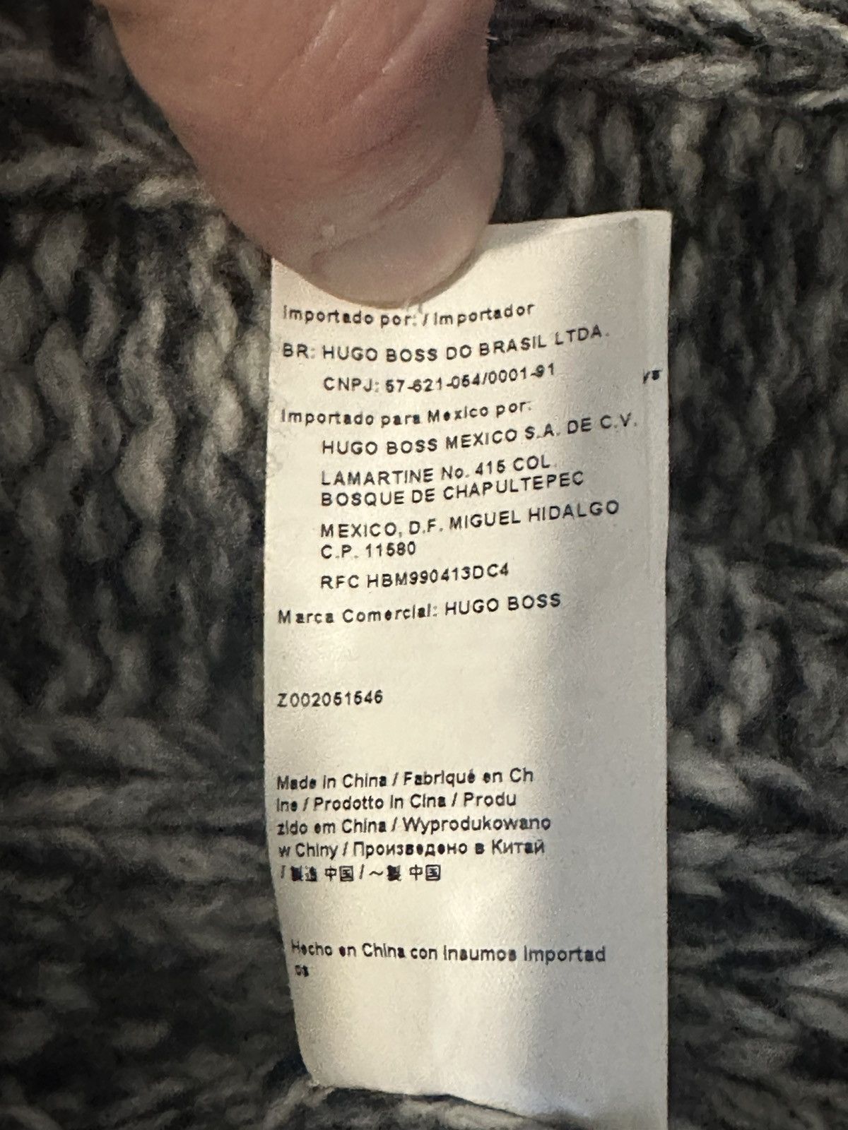 Hugo Boss 100% wool Full zip Hugo Boss Sweater XXL (see pics) Size US XXL / EU 58 / 5 - 7 Thumbnail