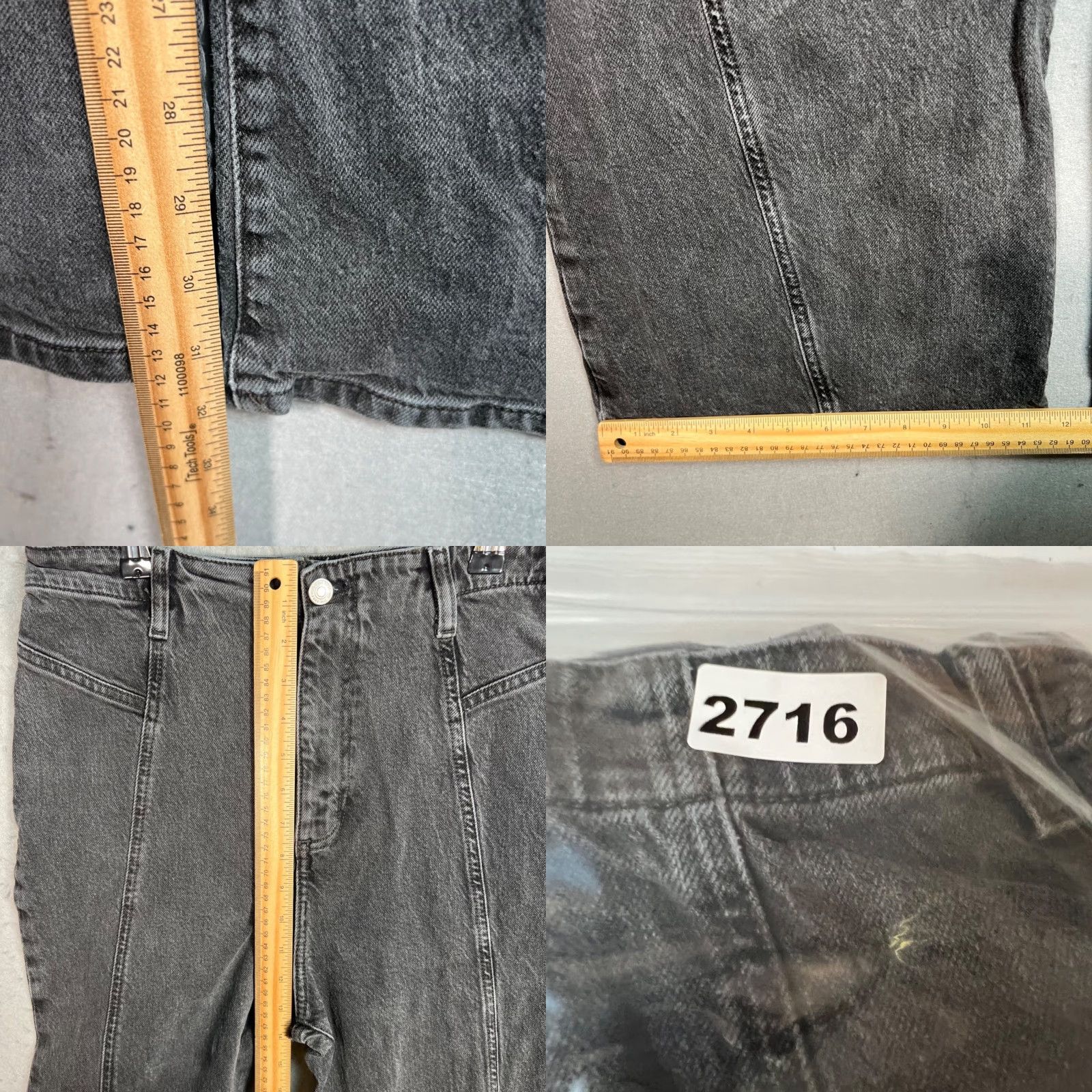 Vintage We The Free Jeans Womens Size 30 Gray High-Waisted Flared Cotton Blend Denim Size 30" / US 8 / IT 44 - 8 Thumbnail
